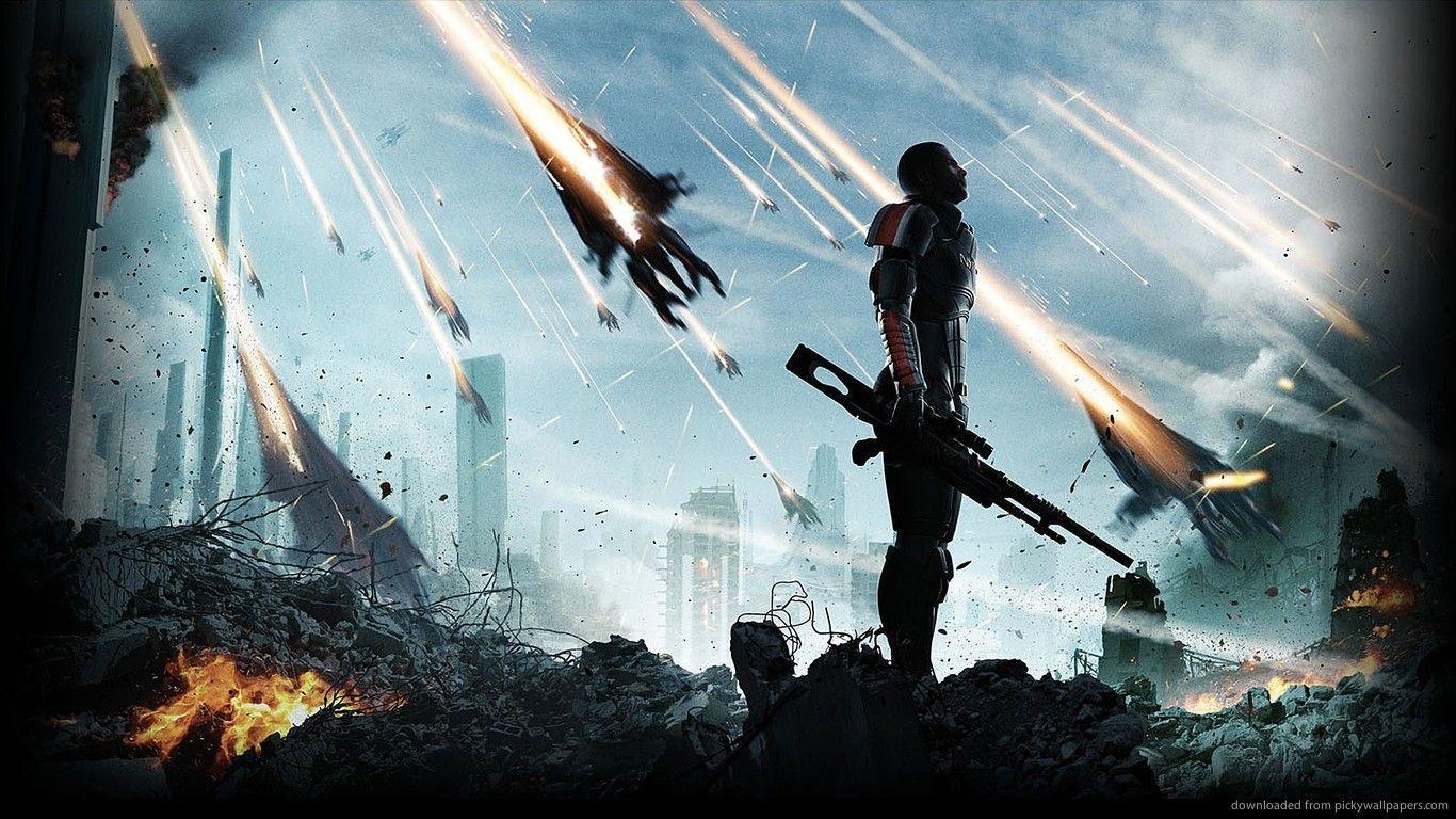 Download 1366x768 Mass Effect Exodus Wallpaper