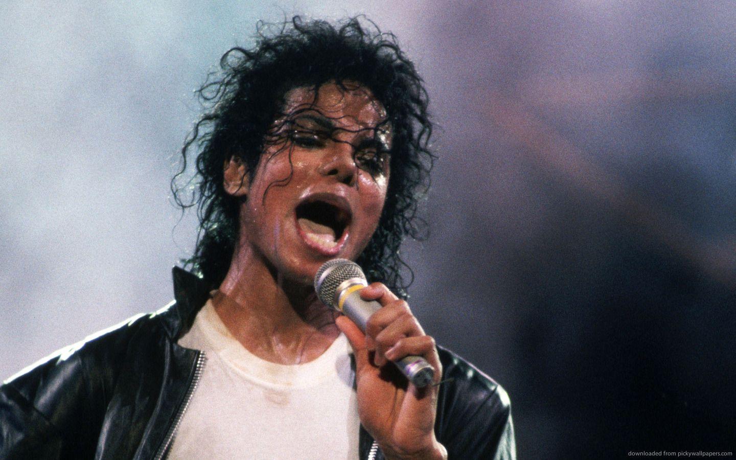 Download 1440x900 Michael Jackson Singing Wallpaper