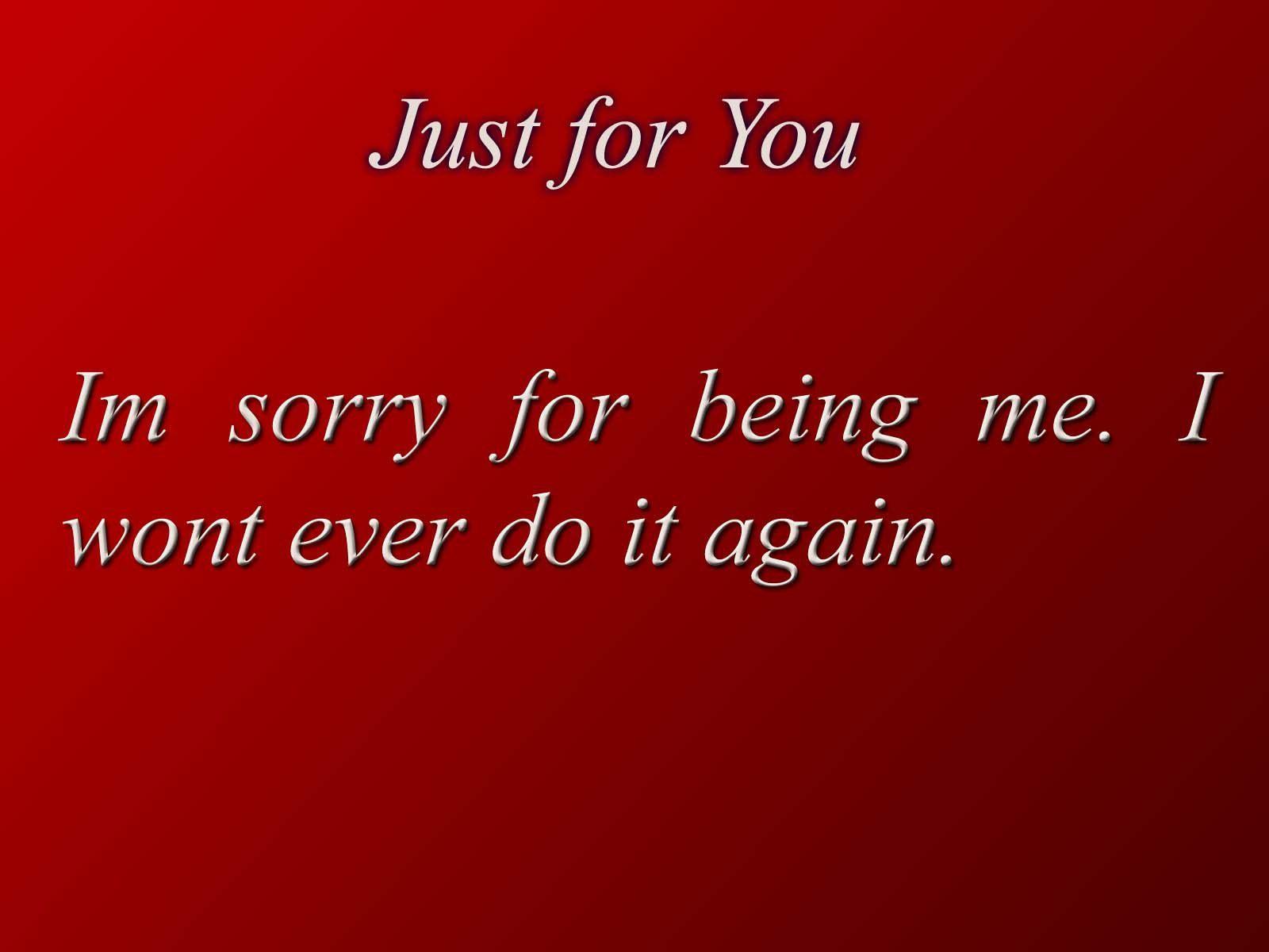Sorry wallpaper for love girlfriend free download 1080p HD
