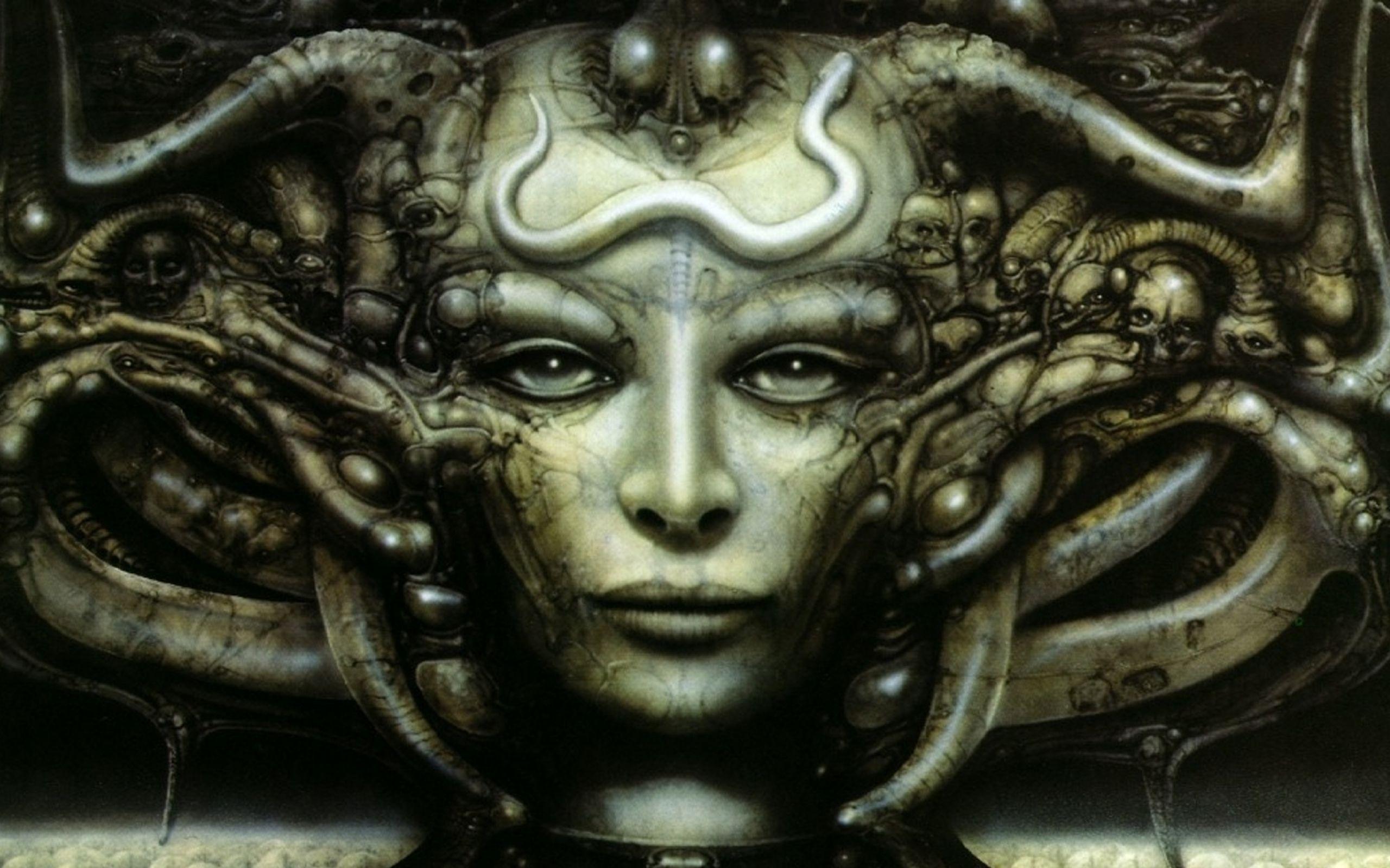 H.R. Giger's Necronomicon HD Wallpaper. Background Image