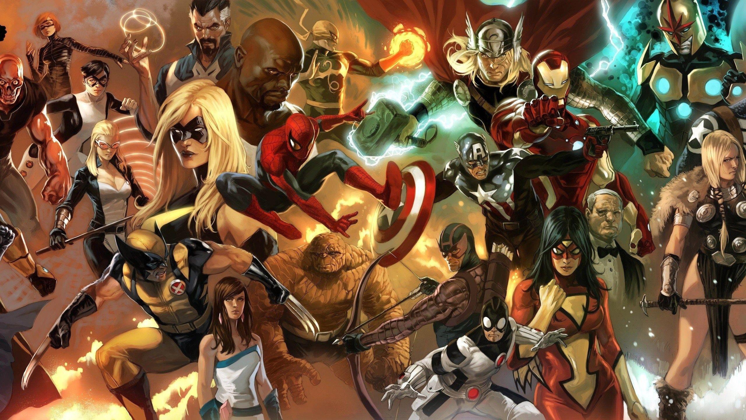 Iron Man, Comics, Thor, Spider Man, Captain America, Wolverine