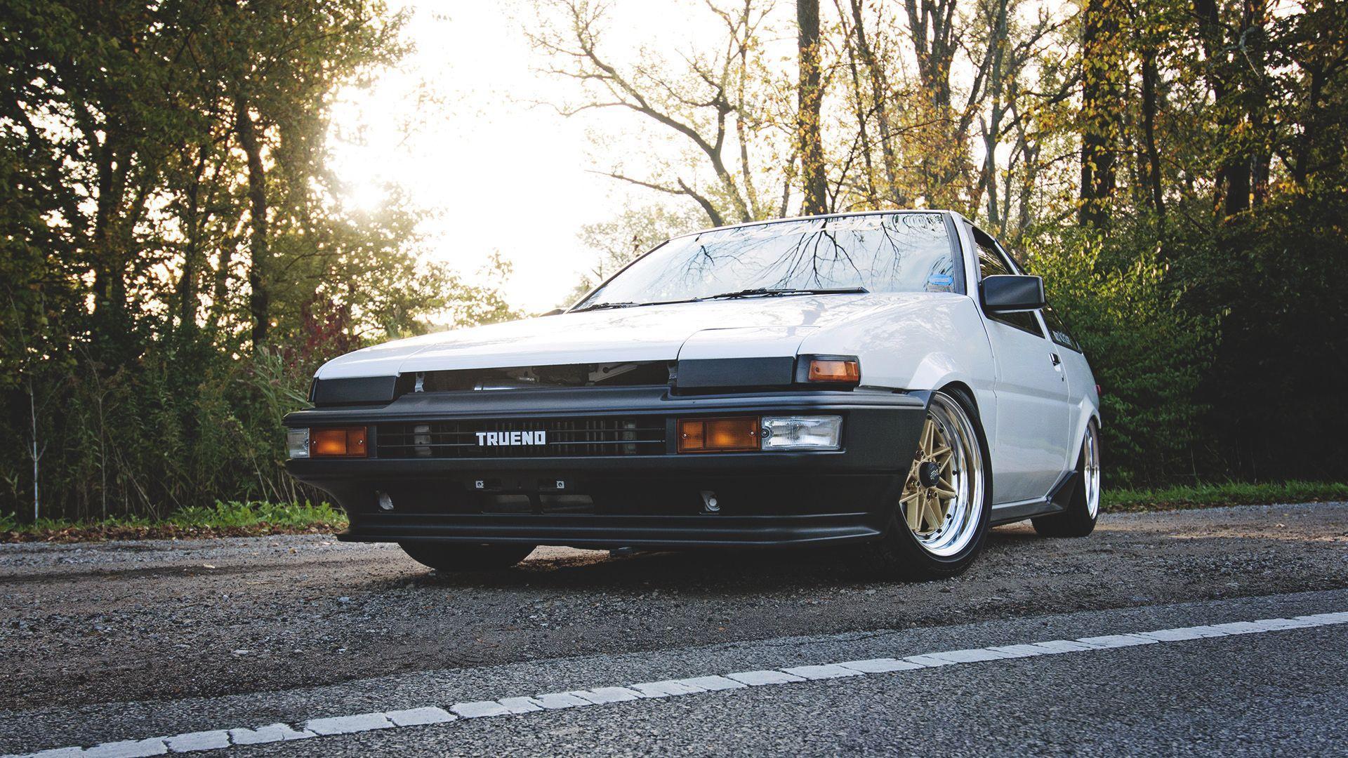 Download Wallpaper 1920x1080 Toyota, Corolla, Ae Trueno Full HD