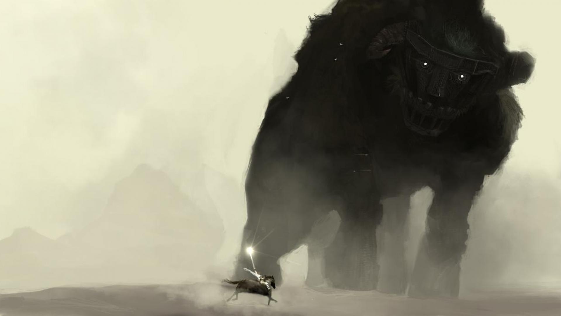 HD desktop wallpaper: Giant, Video Game, Shadow Of The Colossus