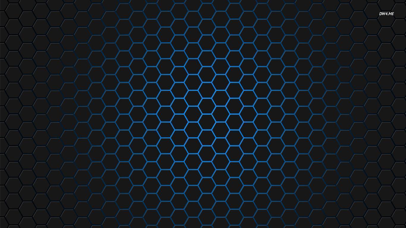 Premium Photo  3d render hexagon wallpaper 4k black modern render