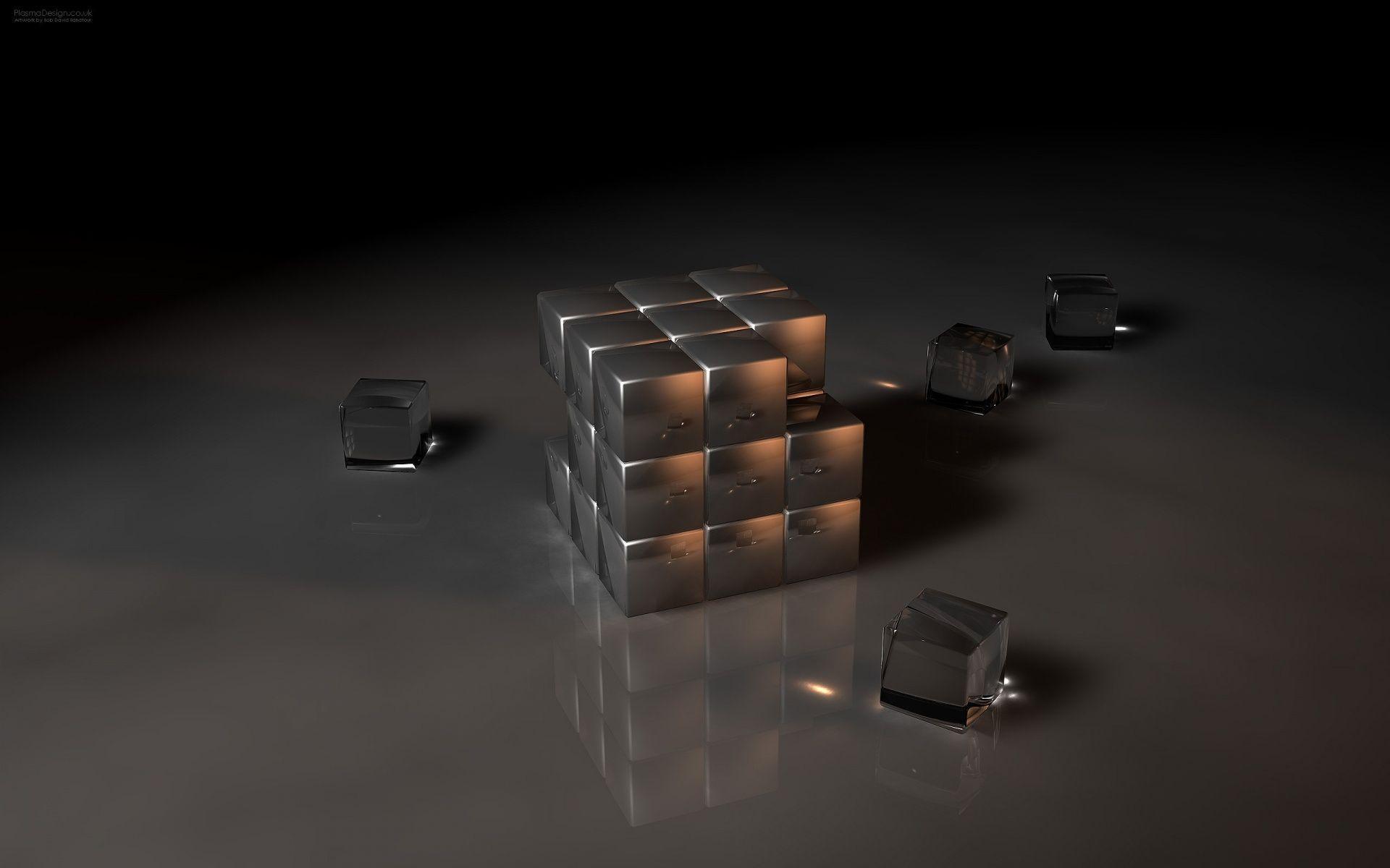 3D Cubes Wallpaper HD