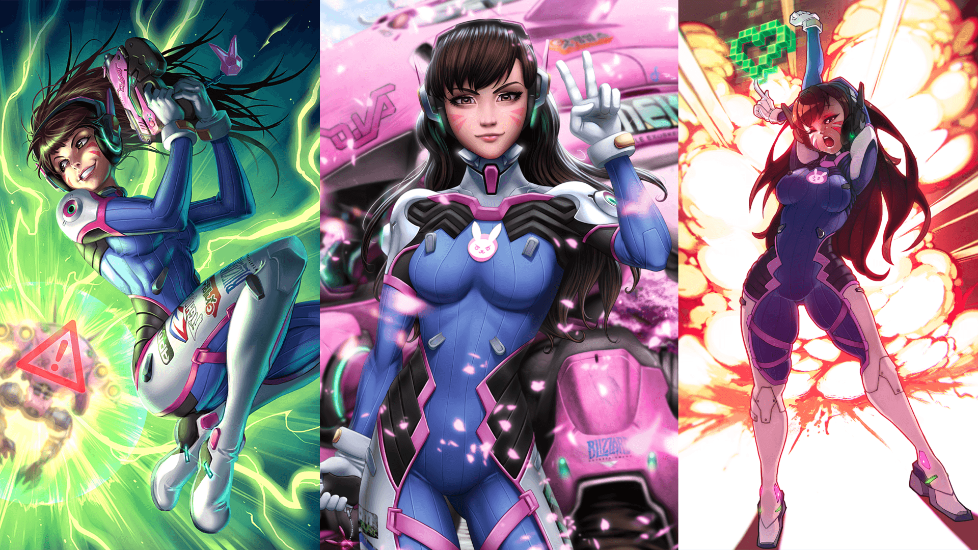 D.Va Fanart Logo Computer Wallpaper, Desktop Background