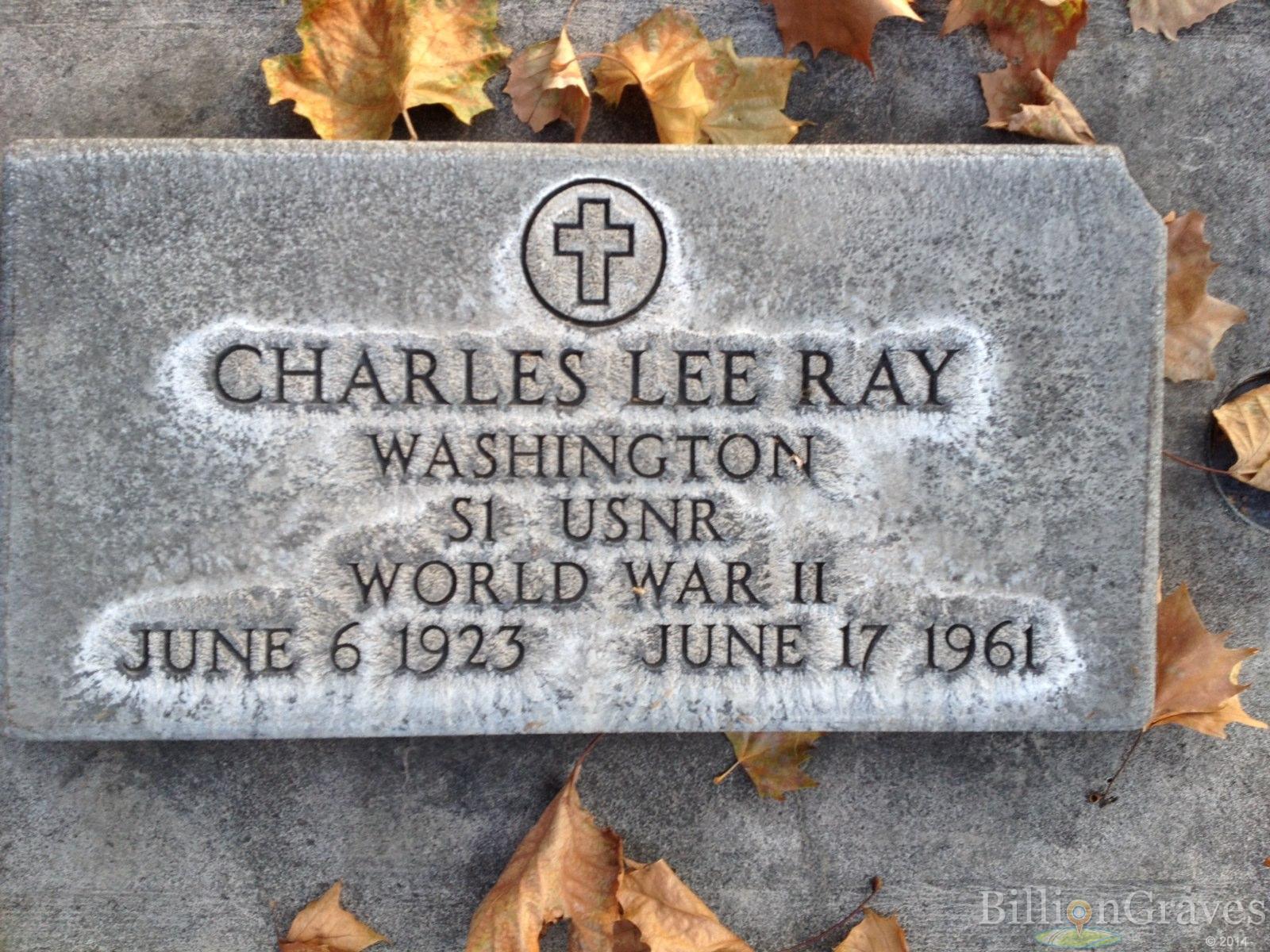 Grave Site Of Charles Lee Ray (1923 1961)