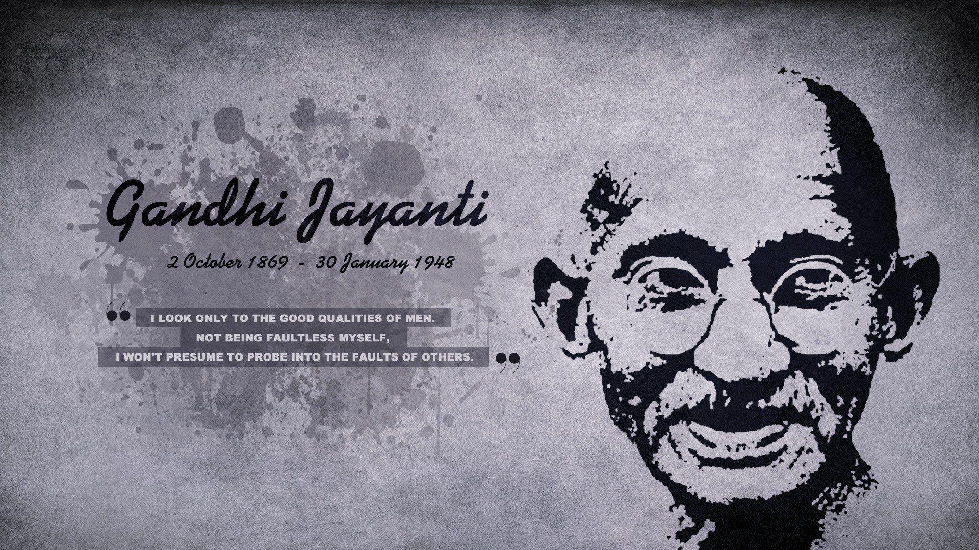 Happy Mahatma Gandhi Jayanti 2015 Best Quotes Information Speech Songs Videos Wallpaper Image