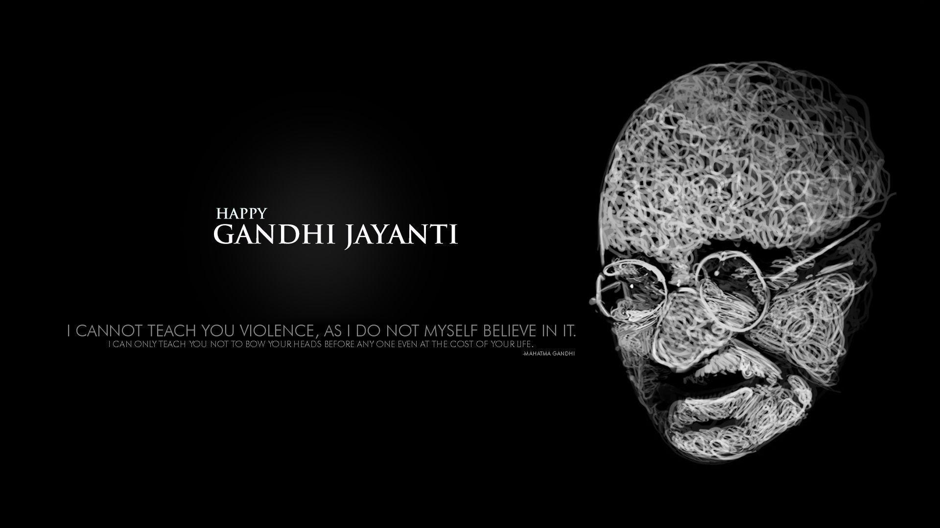 Gandhi Jayanti October 2 HD Background Wallpaper