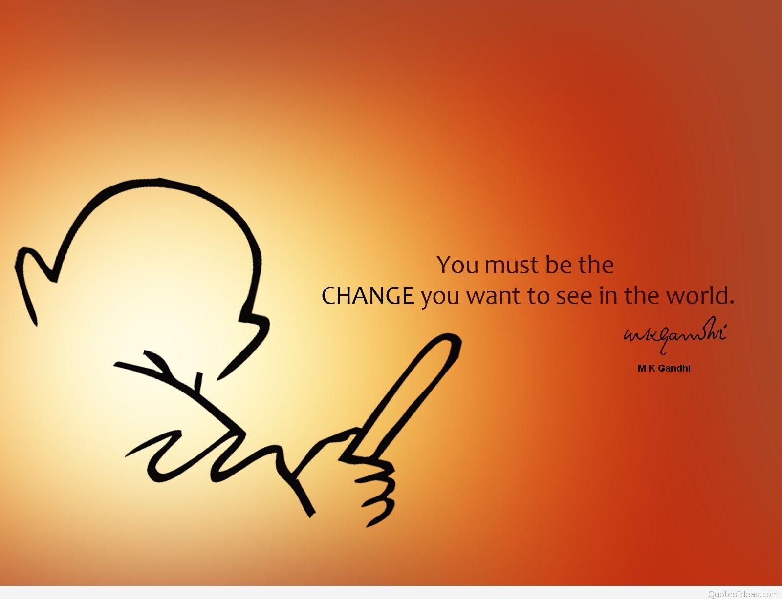 Mahatma Ghandi Best Quotes, Image and wallpaper