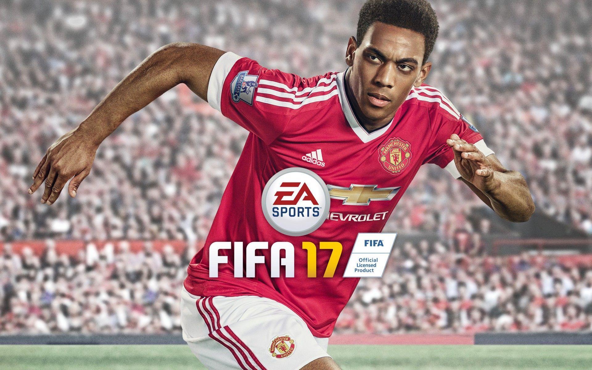 Wallpaper Anthony Martial, FIFA EA Sports, Football game, HD
