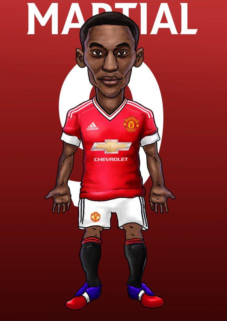 Anthony Martial caricature