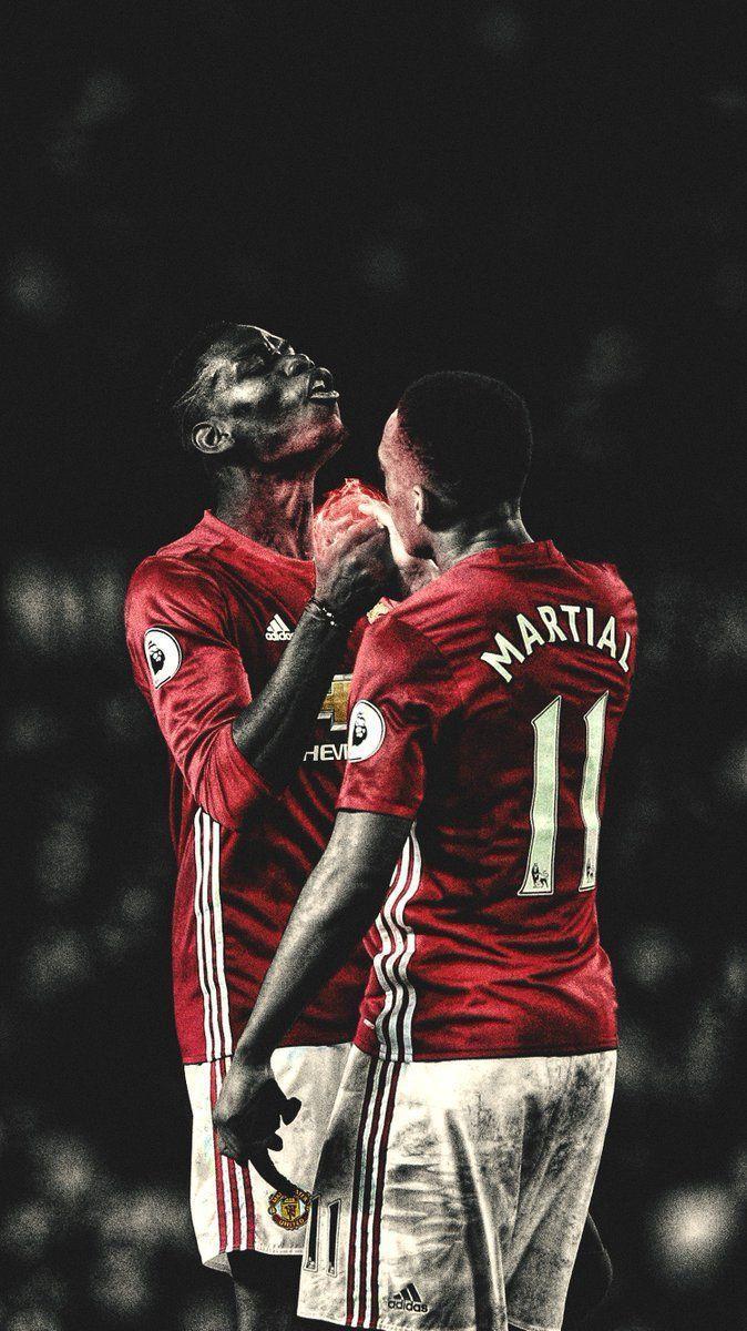 Footy_Wallpaper Pogba & Anthony Martial iPhone