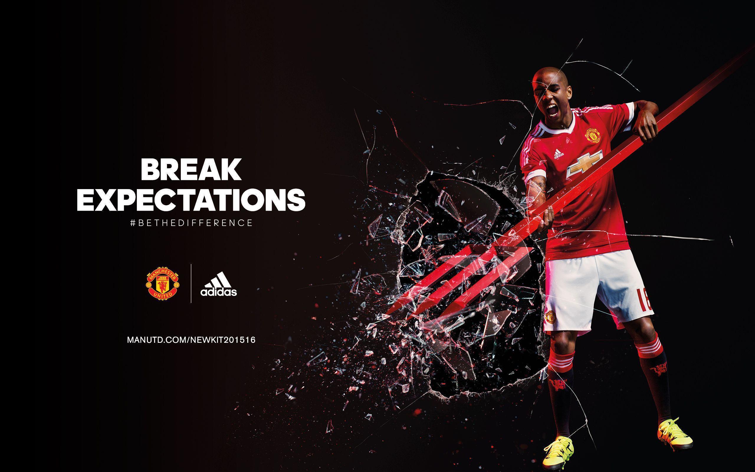 Manchester United new kit wallpaper: Ashley Young. Manchester