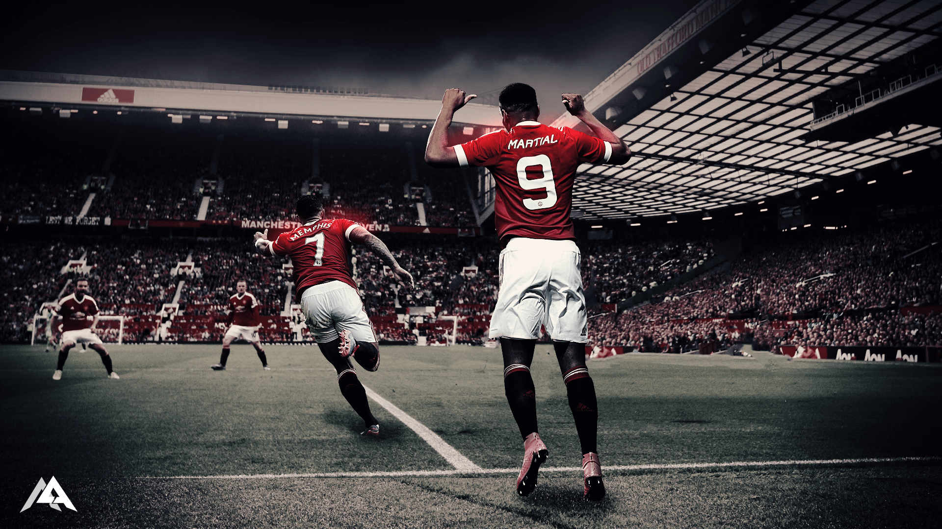 Need wallpaper from manutd.pl without the fixture