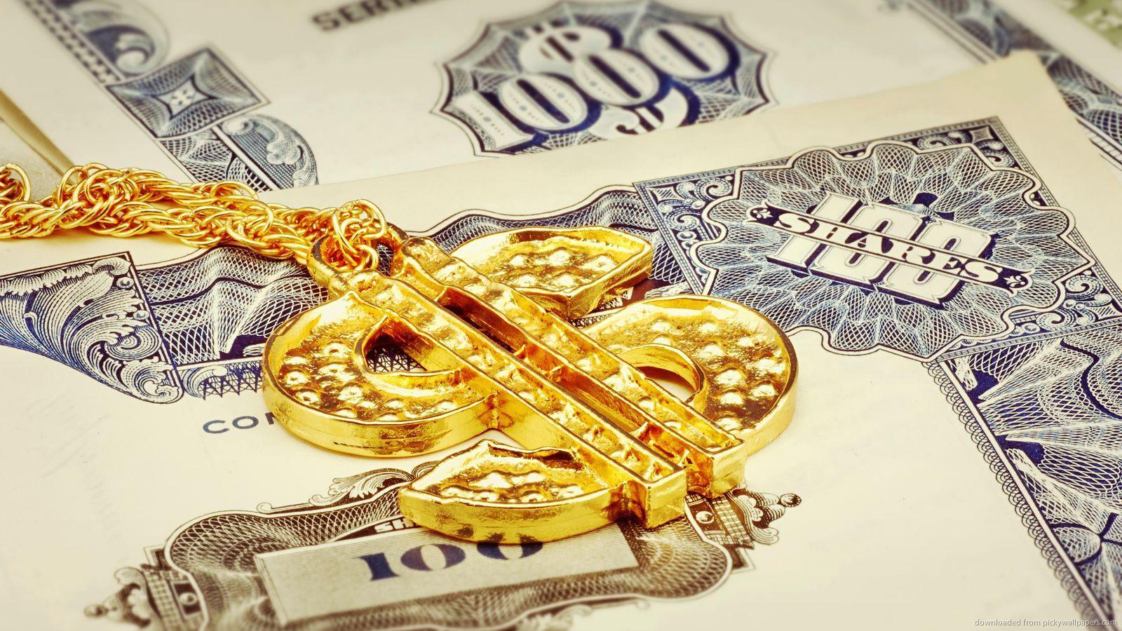 Download 1600x900 Money And A Bling Wallpaper