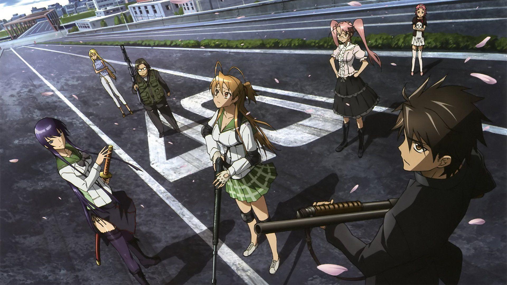 highschool of the dead wallpaper hd