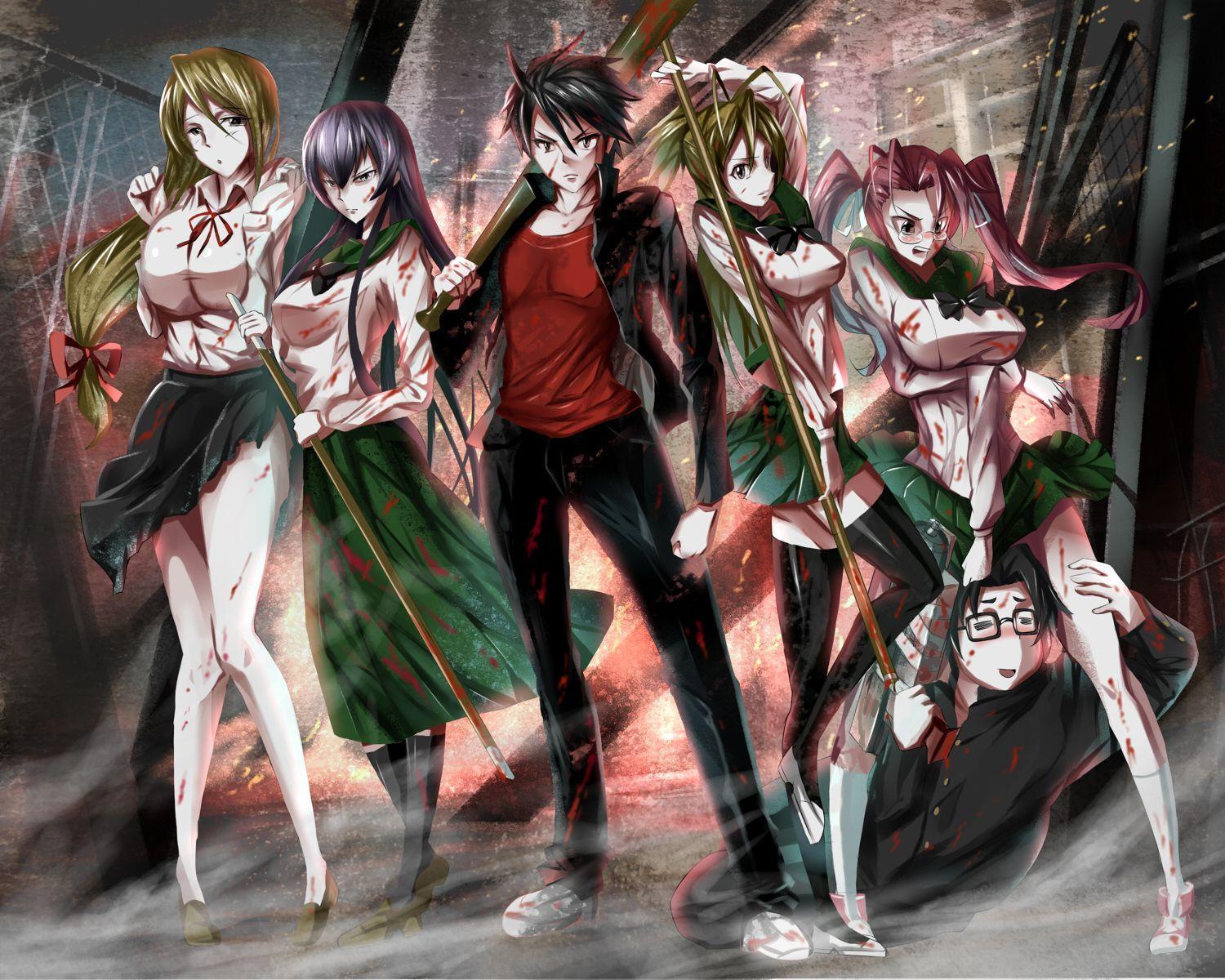 Desktop Wallpaper Highschool Of The Dead #h617055. Anime HD Image