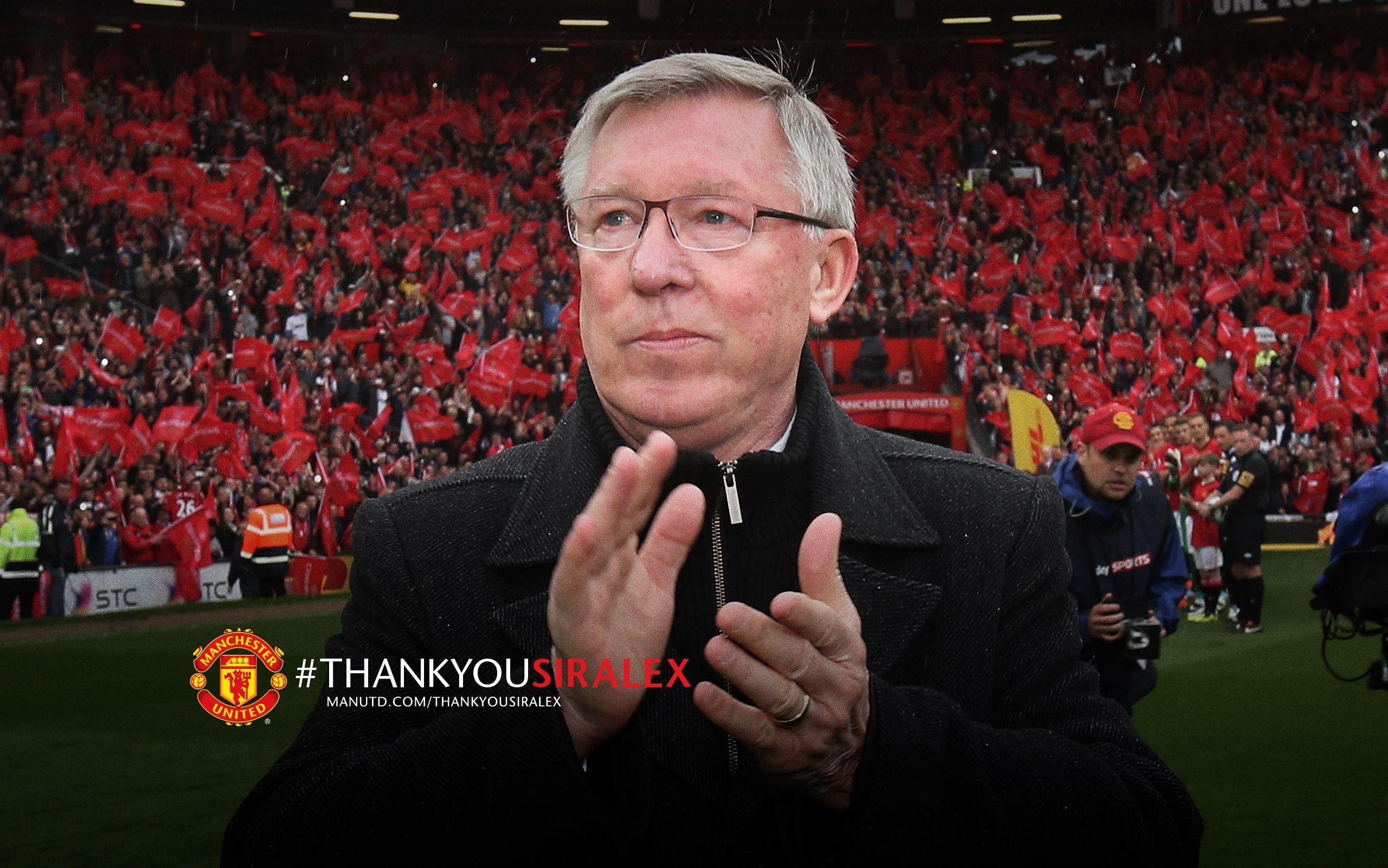 Thank You Sir Alex. Manchester United Wallpaper
