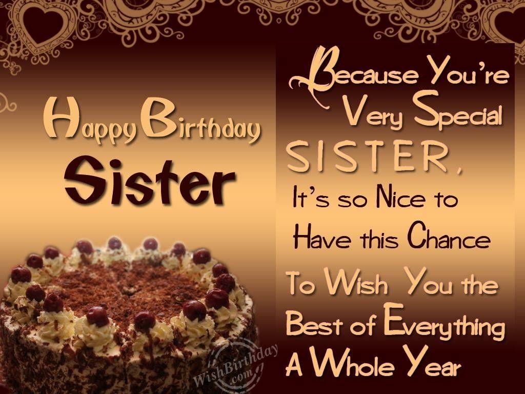 Happy Birthday Sister Wallpaper Background Sdeerwallpaper