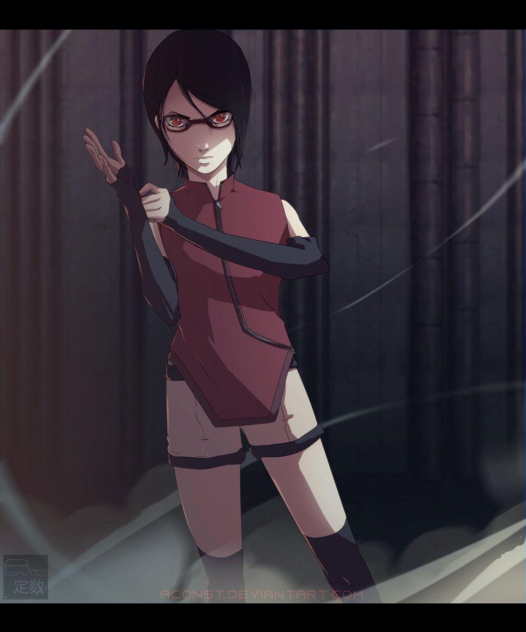 Ready to fight Sarada Art
