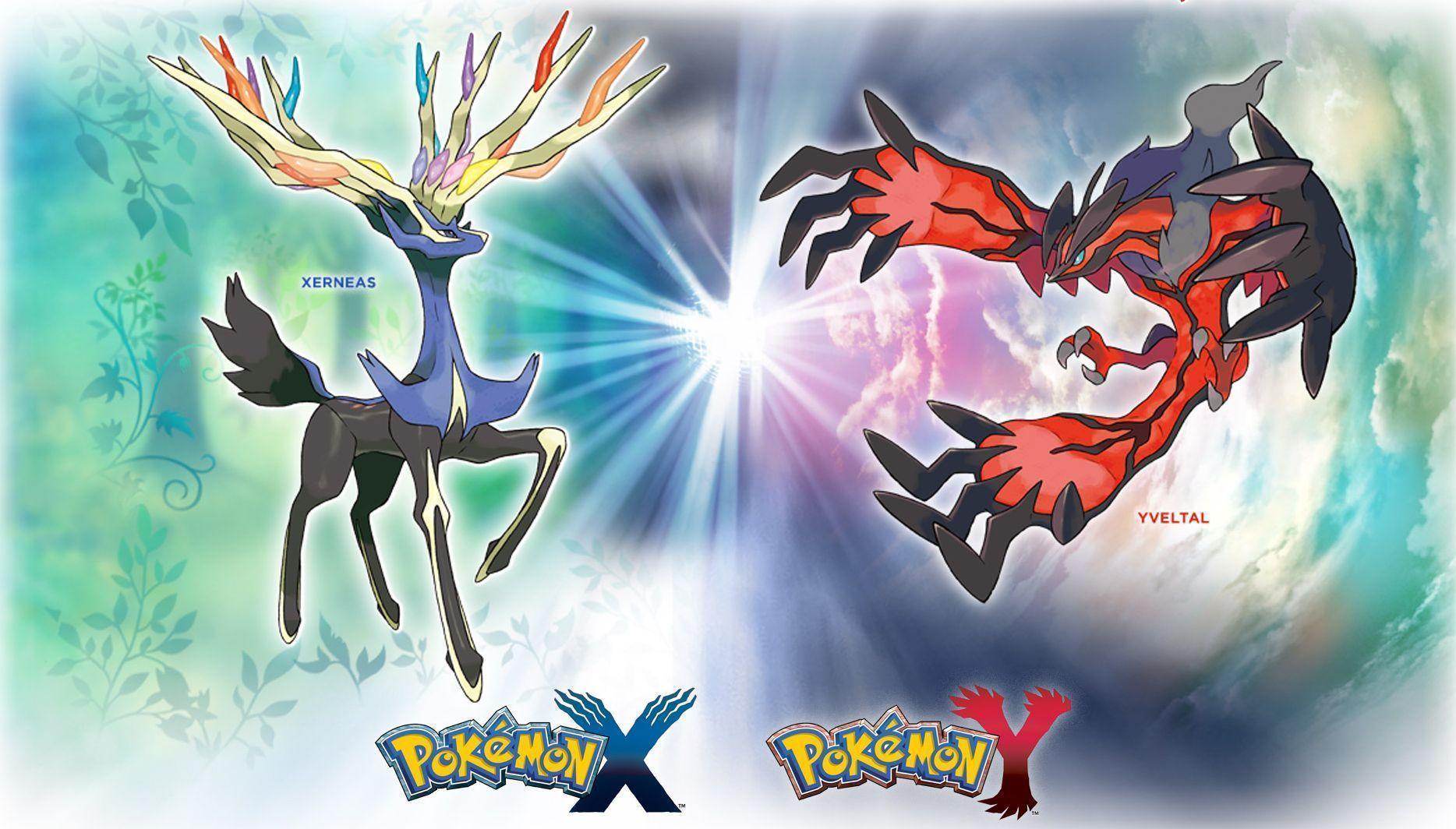 Xerneas and Yveltal Computer Wallpaper, Desktop Background