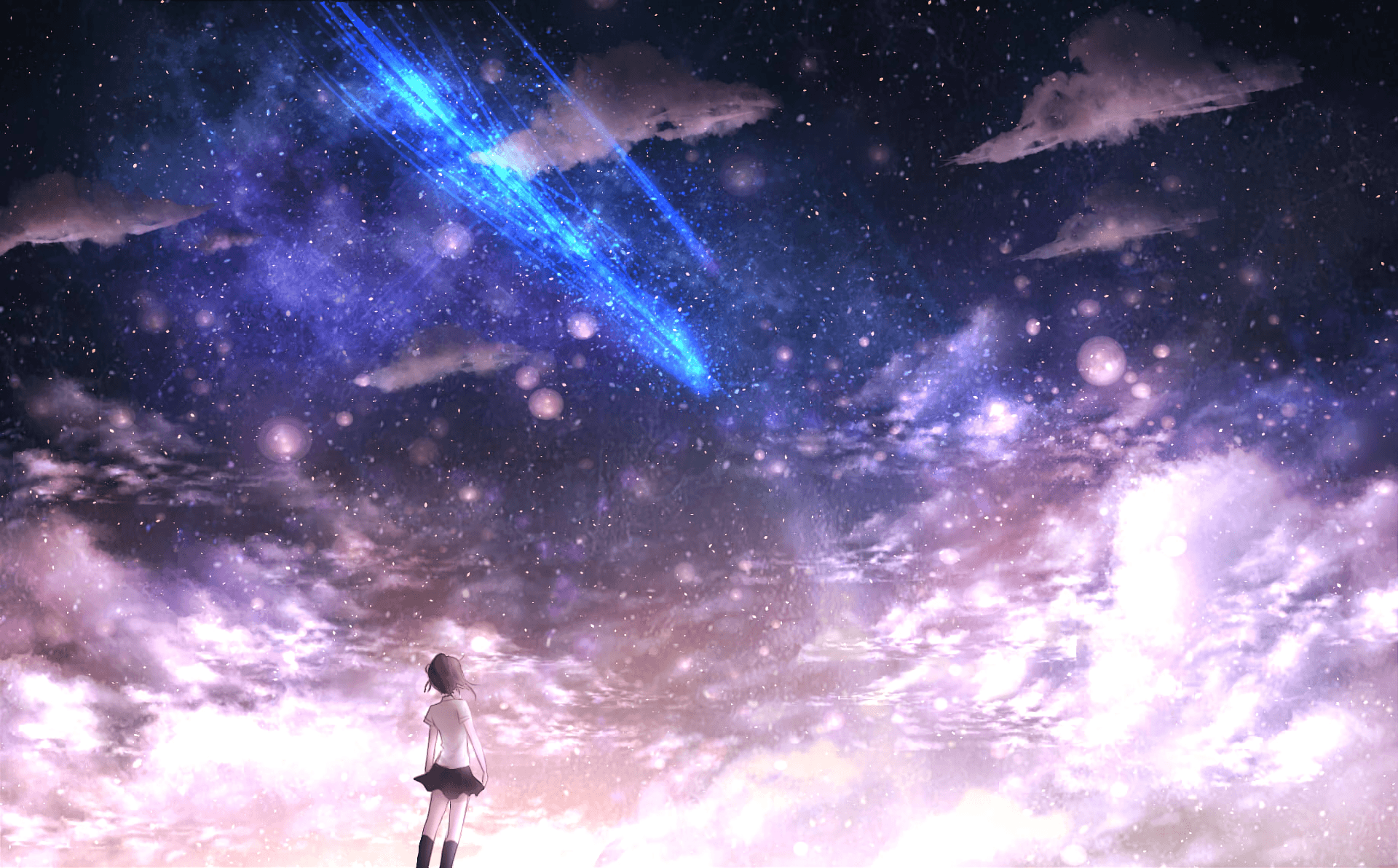Download 900+ Background Anime Galaxy Terbaik