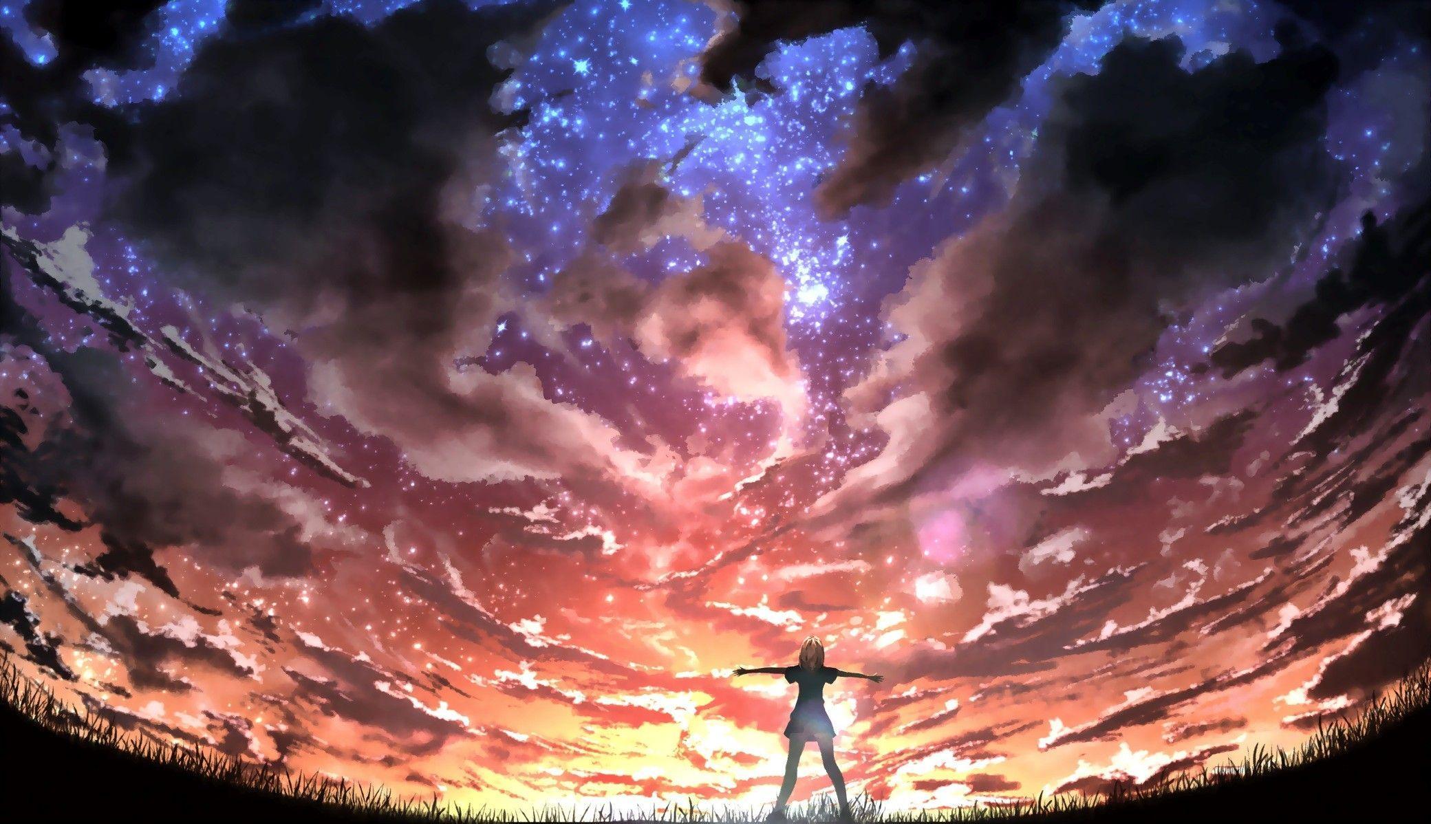 Live wallpaper Your Name (Kimi no Na wa) 7680x2160 4kDual screen / download  from VSThemes