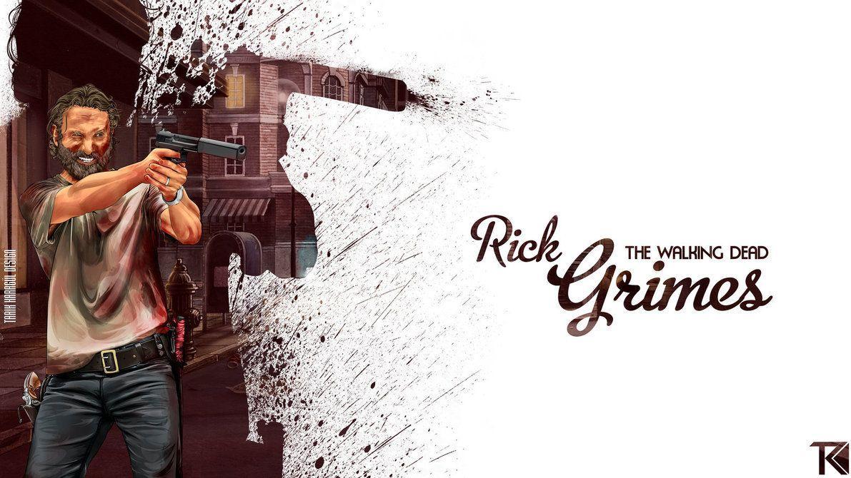Rick Grimes Vector Wallpaper