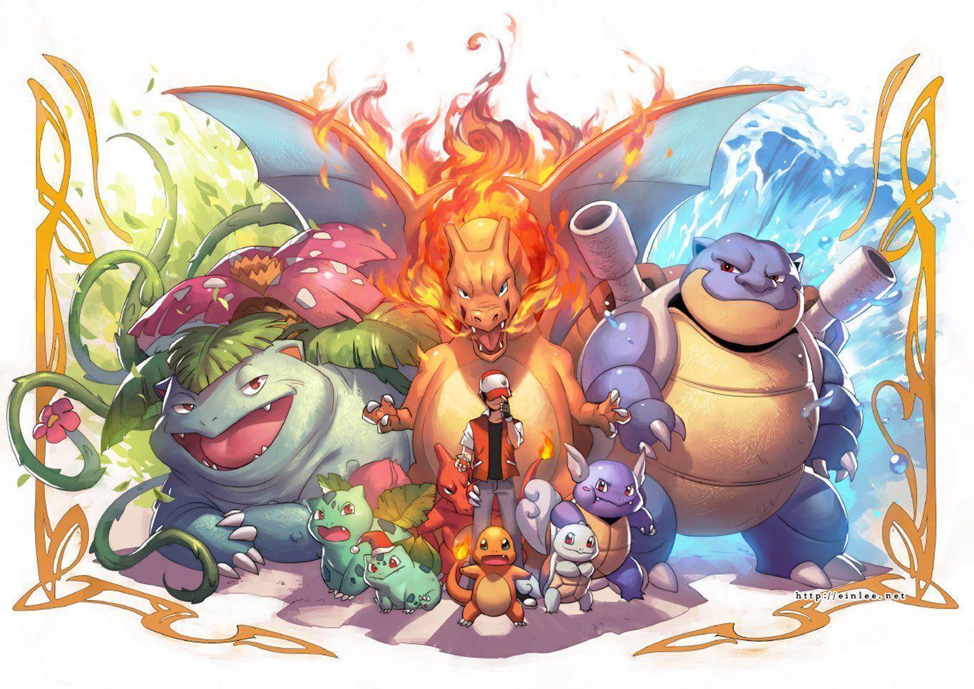 Starter Pokemon HD Wallpaper and Background Image