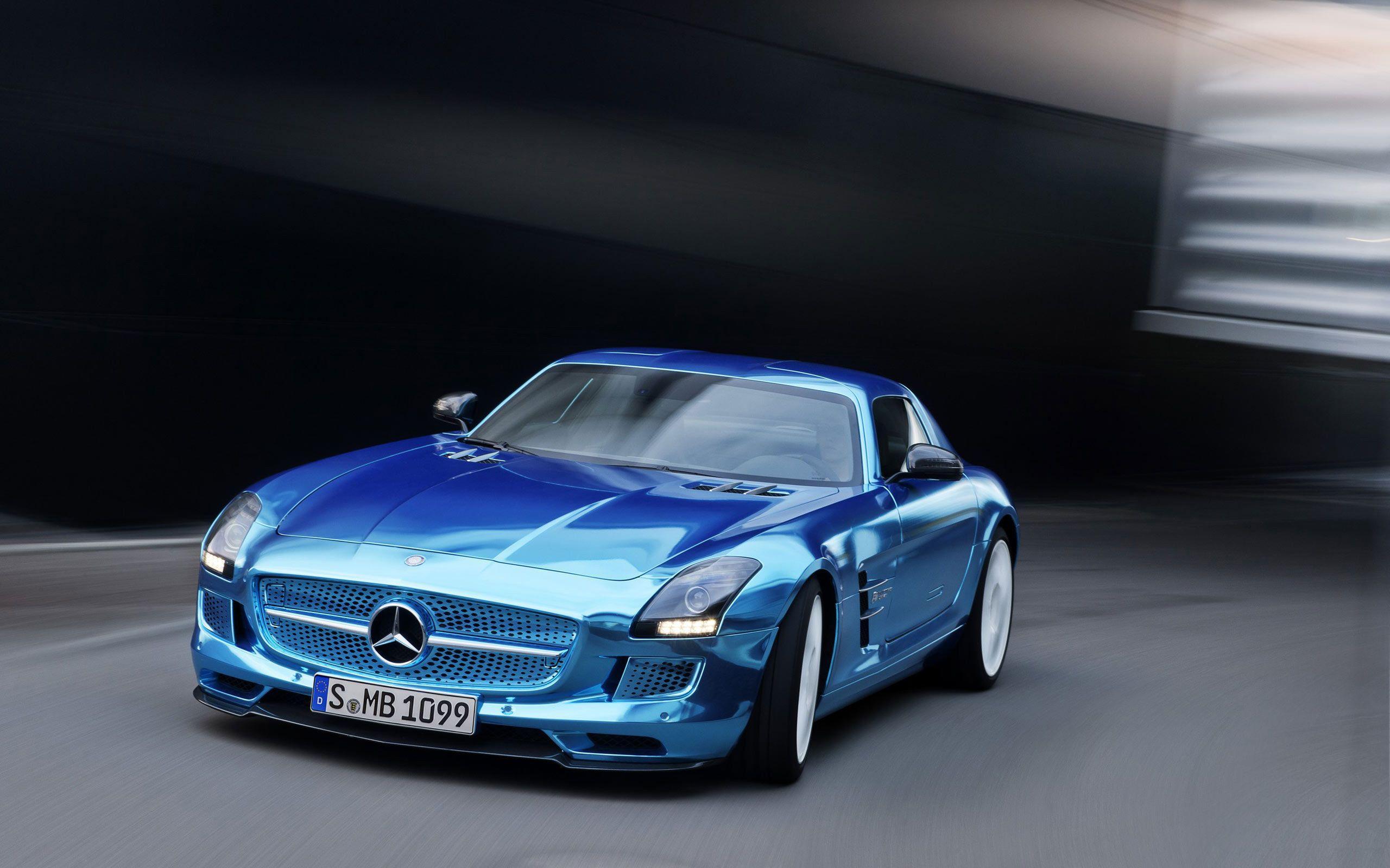 Mercedes Benz SLS AMG Coupe Electric Wallpaper. HD Car
