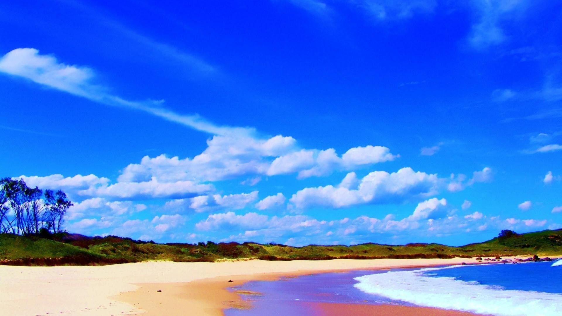 Beach: Iluka Beach Perth Australia Surf Sea Clouds Western World