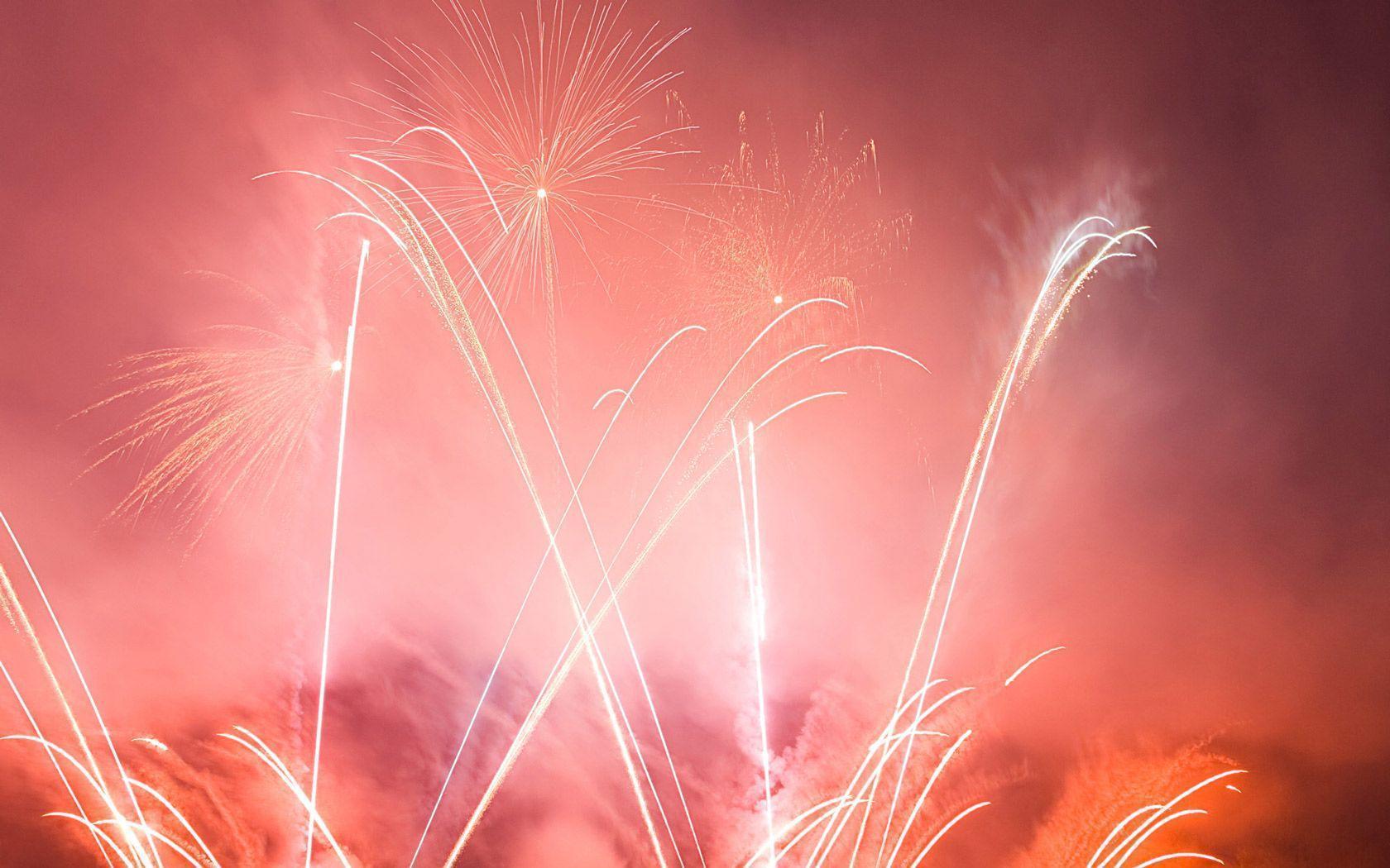 Free New Year Fireworks Celebration computer desktop wallpaper
