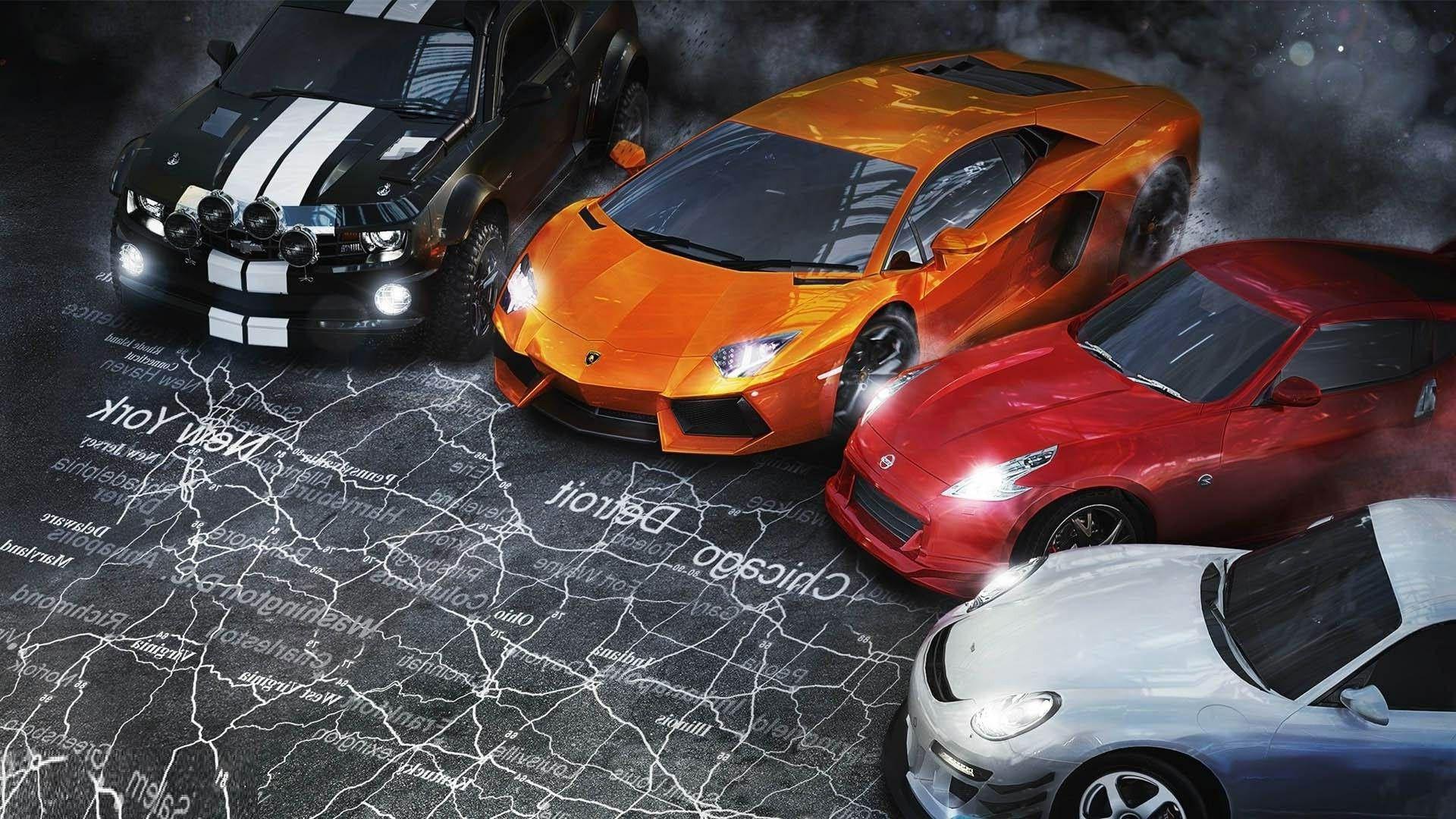 3D Racing Cars The Crew Wallpaper Download