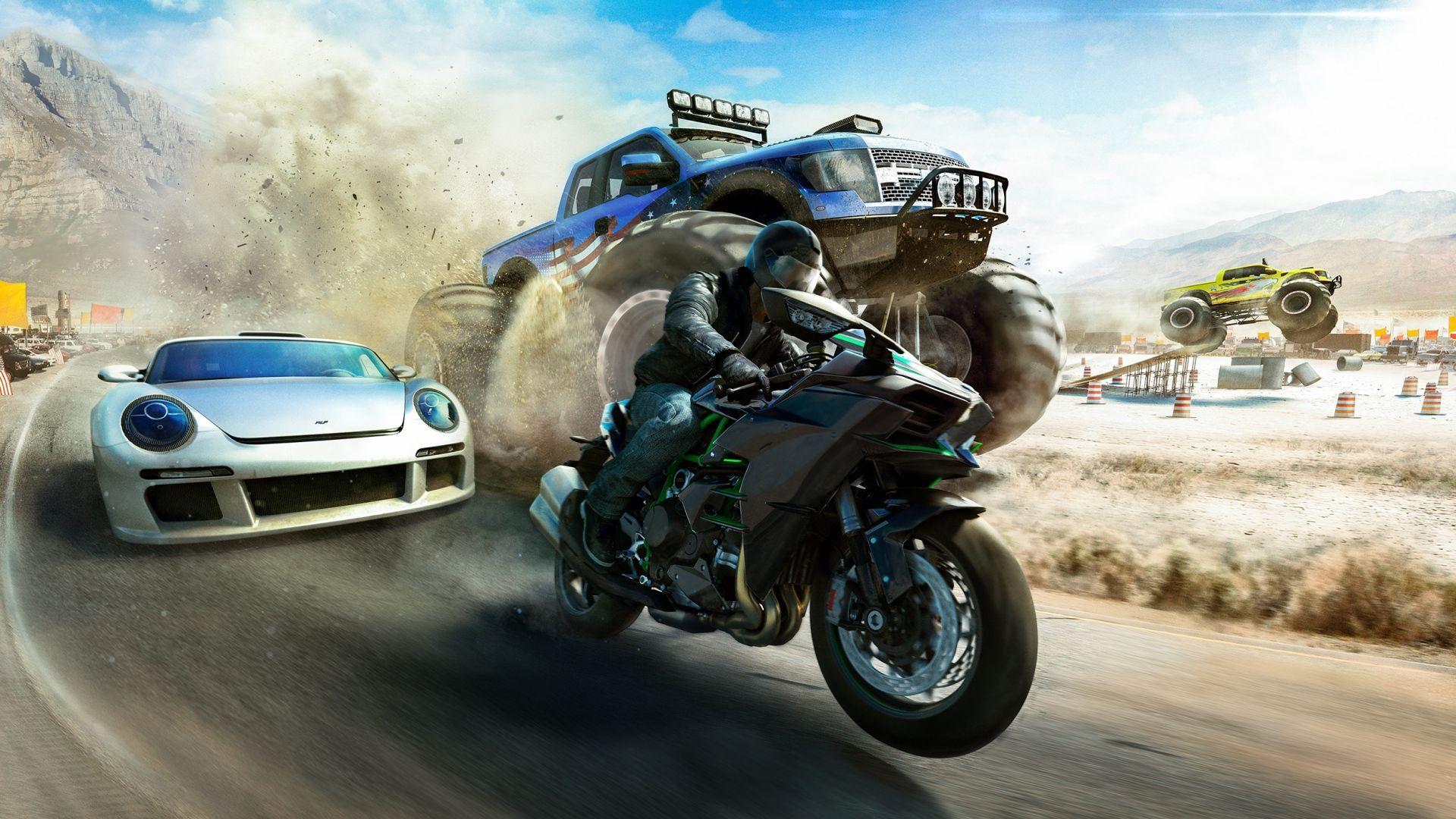HD Background The Crew Game Chase Race Wild Run Wallpaper