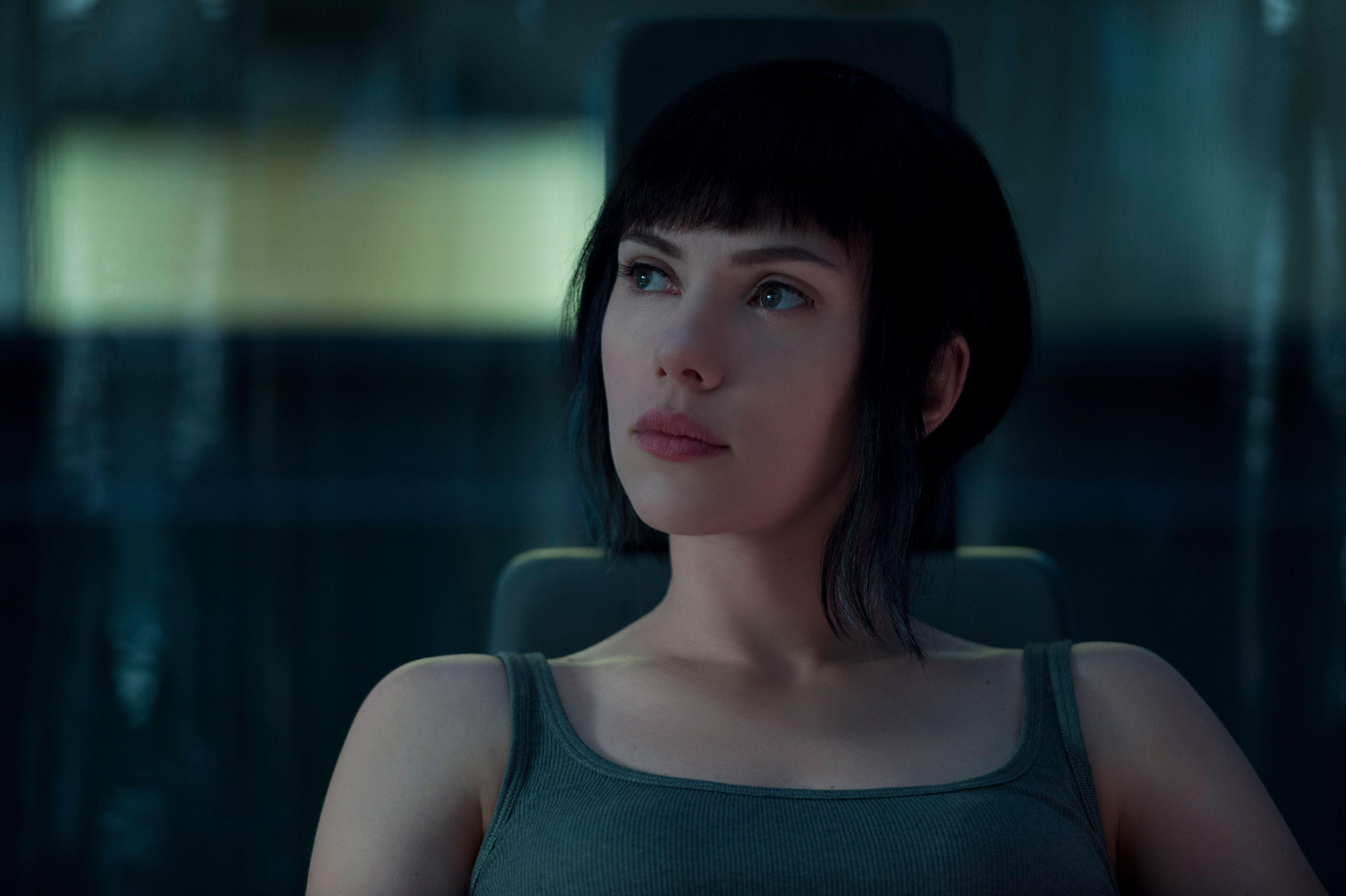 Scarlett Johansson In Ghost In The Shell 2017 Wallpaper. Movies