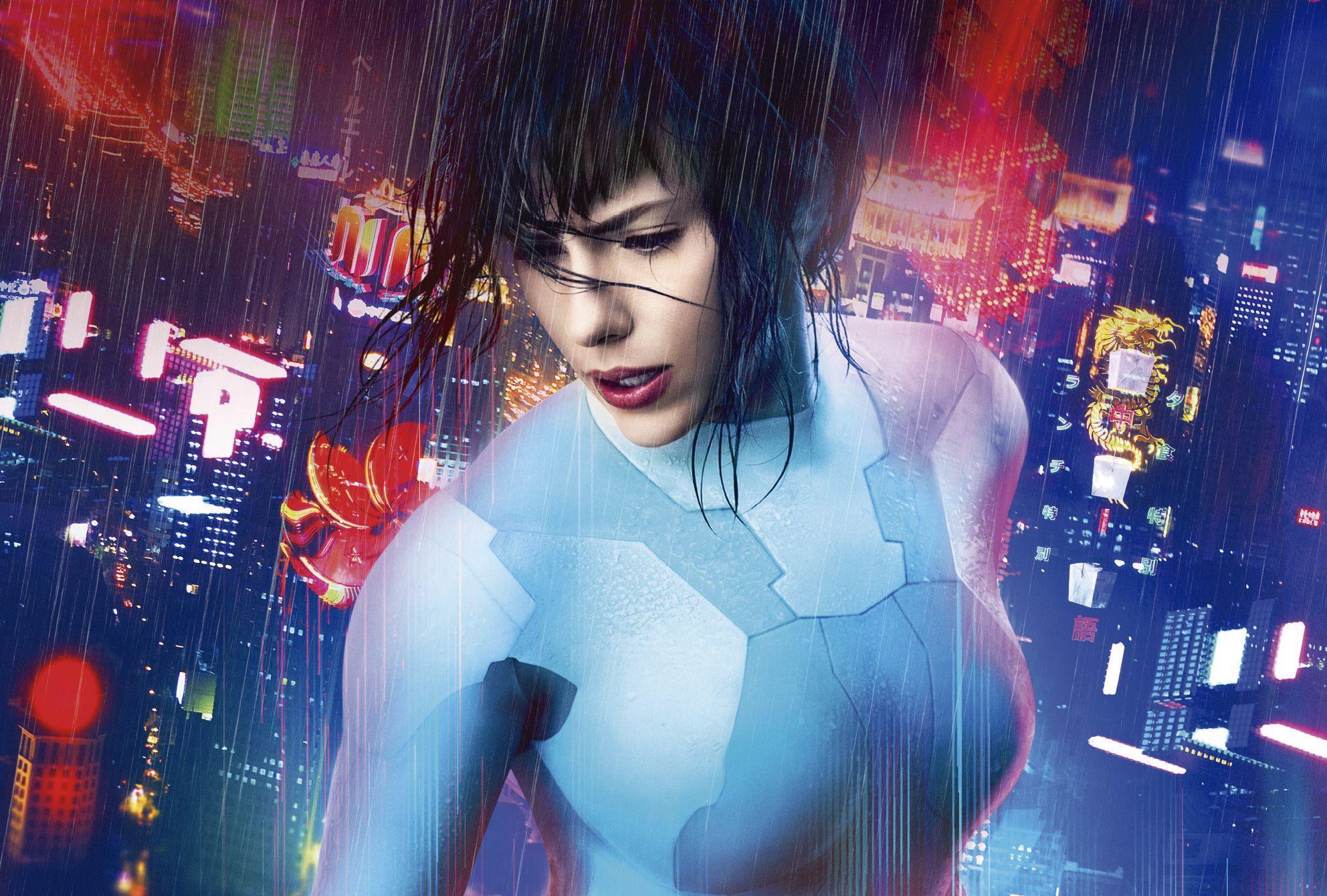 Wallpaper Scarlett Johansson, Ghost in the Shell, 2017, Movies