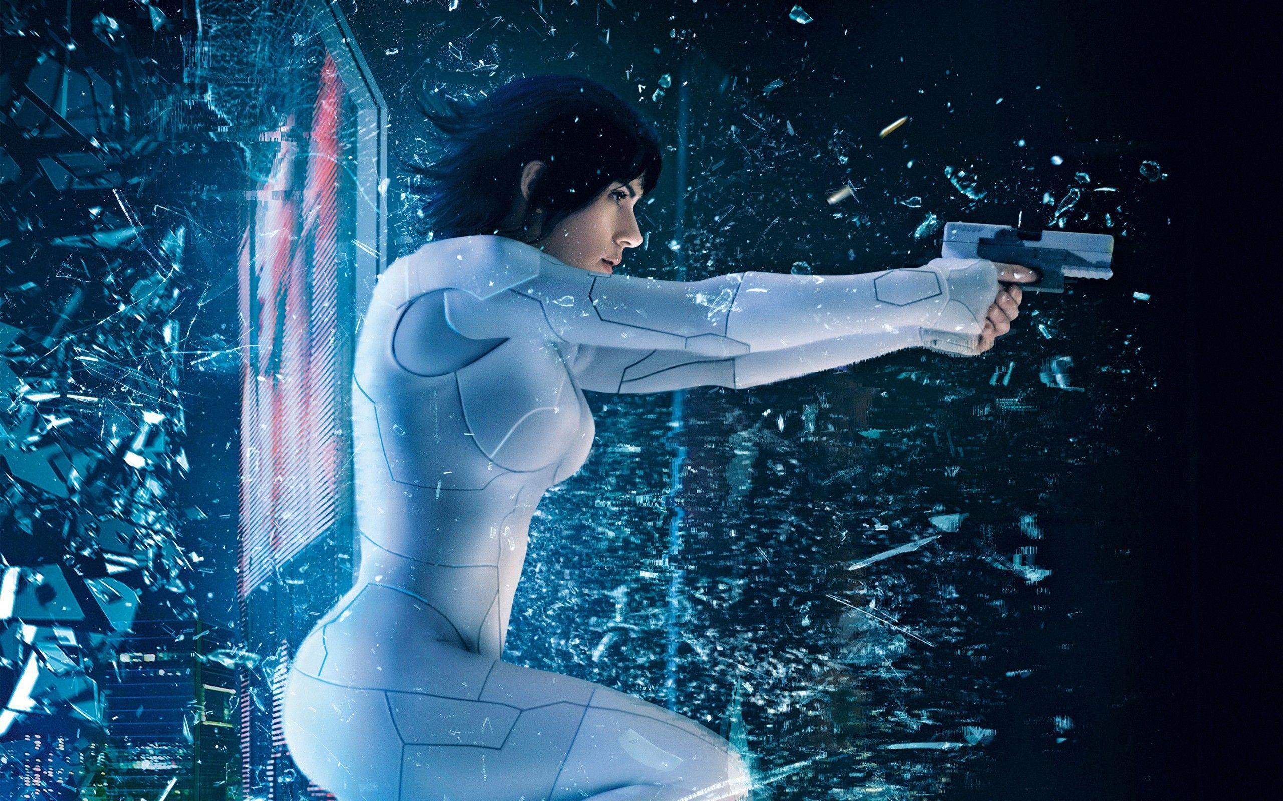 Scarlett Johansson Ghost in the Shell Wallpaper