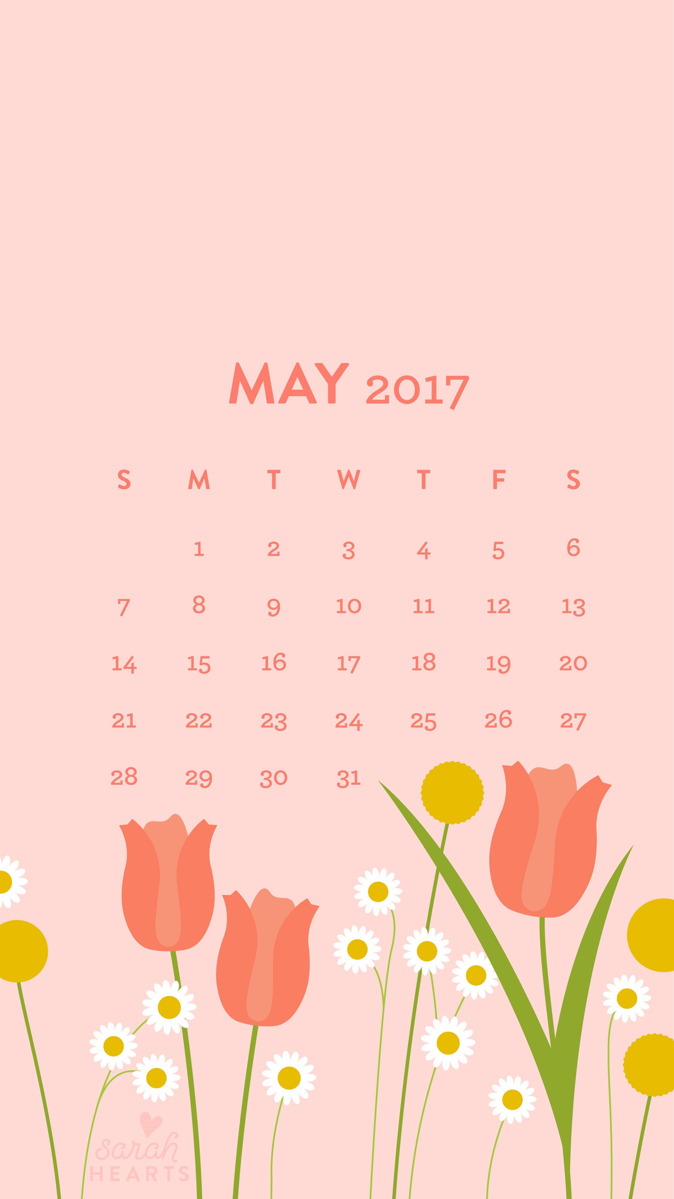 May 2017 Calendar Wallpaper
