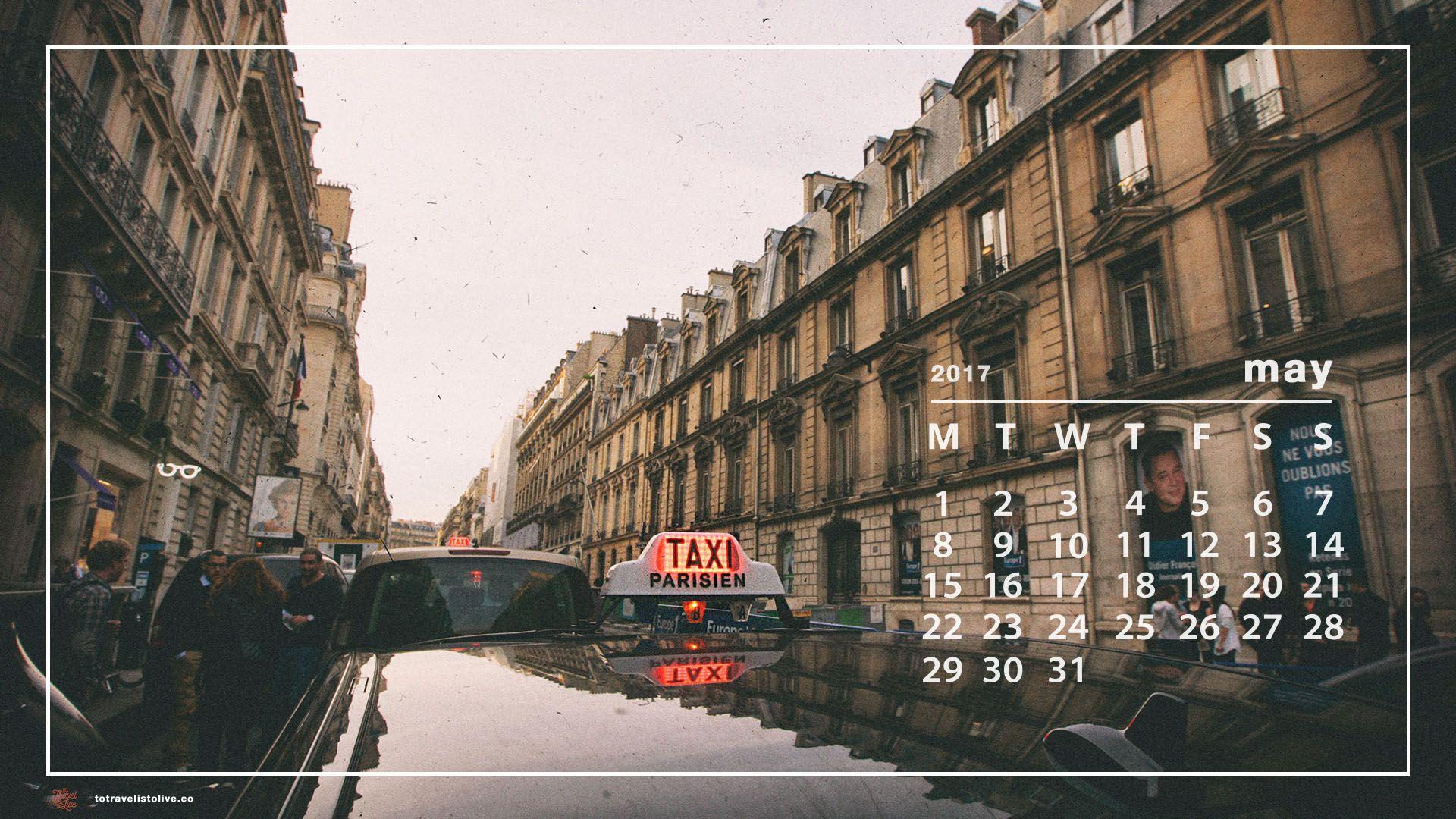 Calendar • to travel is to live