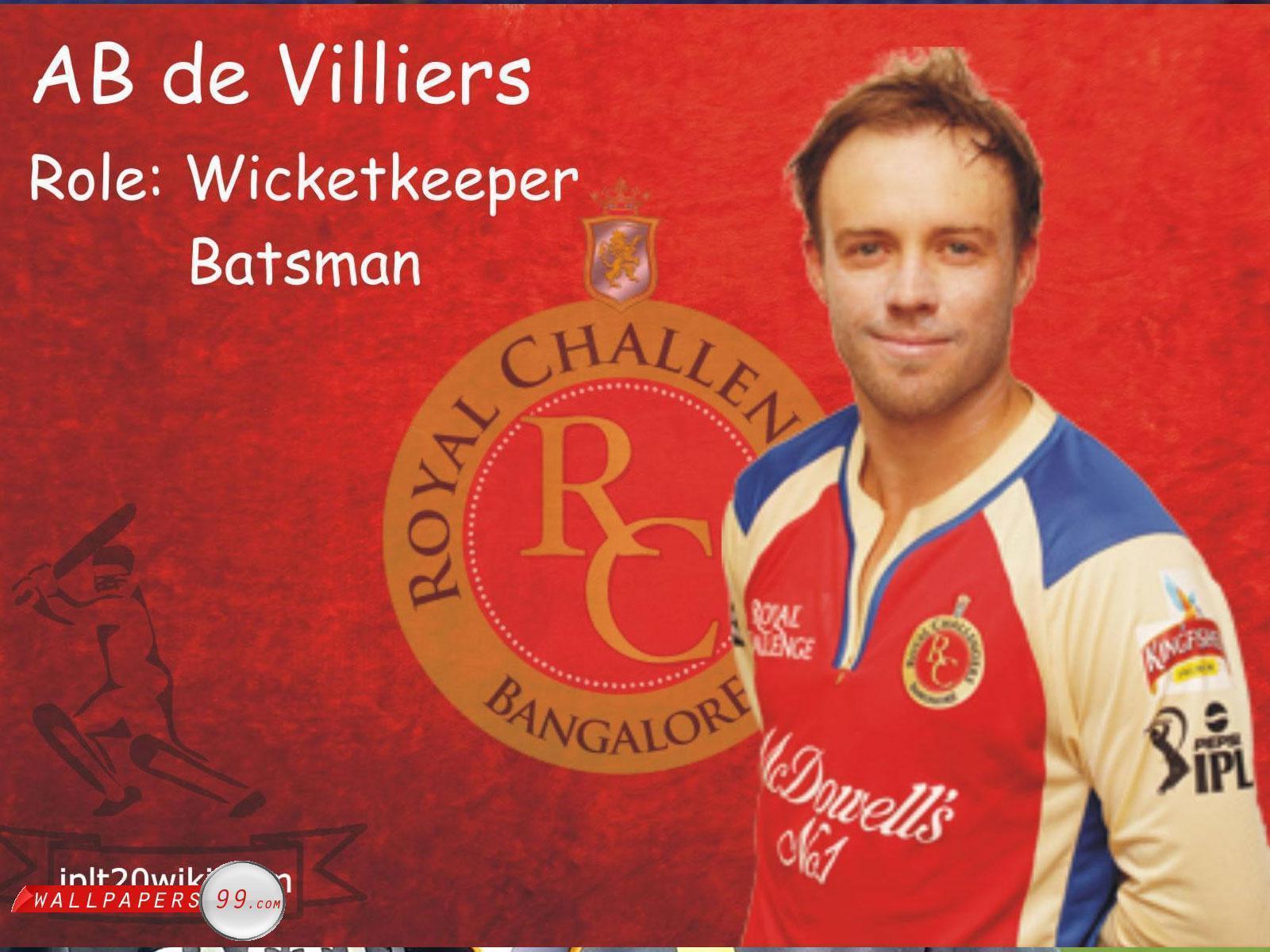 AB de Villiers RC HD Wallpaper. Free HD Wallpaper for Desktop