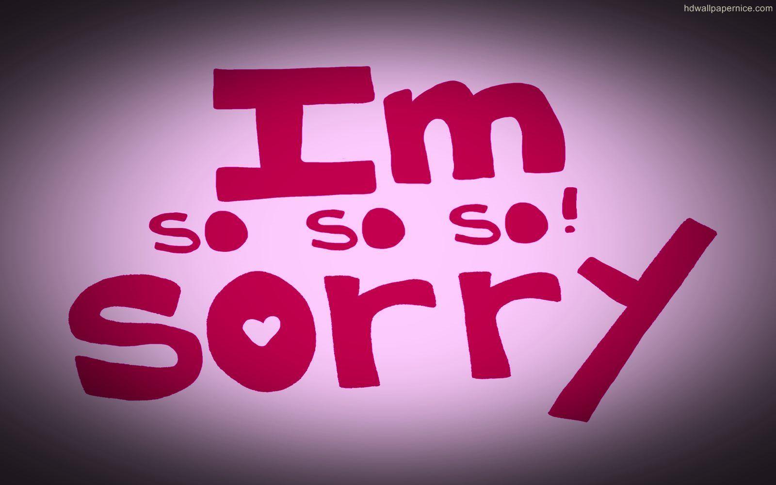 Sorry HD Wallpapers Wallpaper Cave