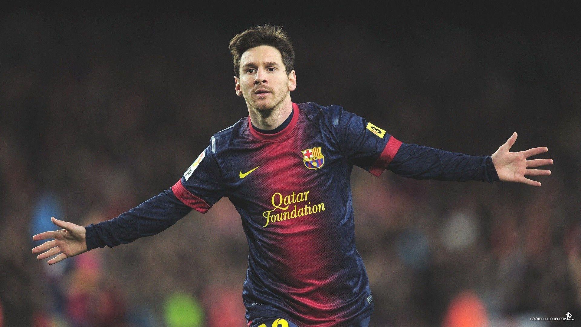 Lionel Messi Goal Celebration La Liga Wallpaper: Players, Teams