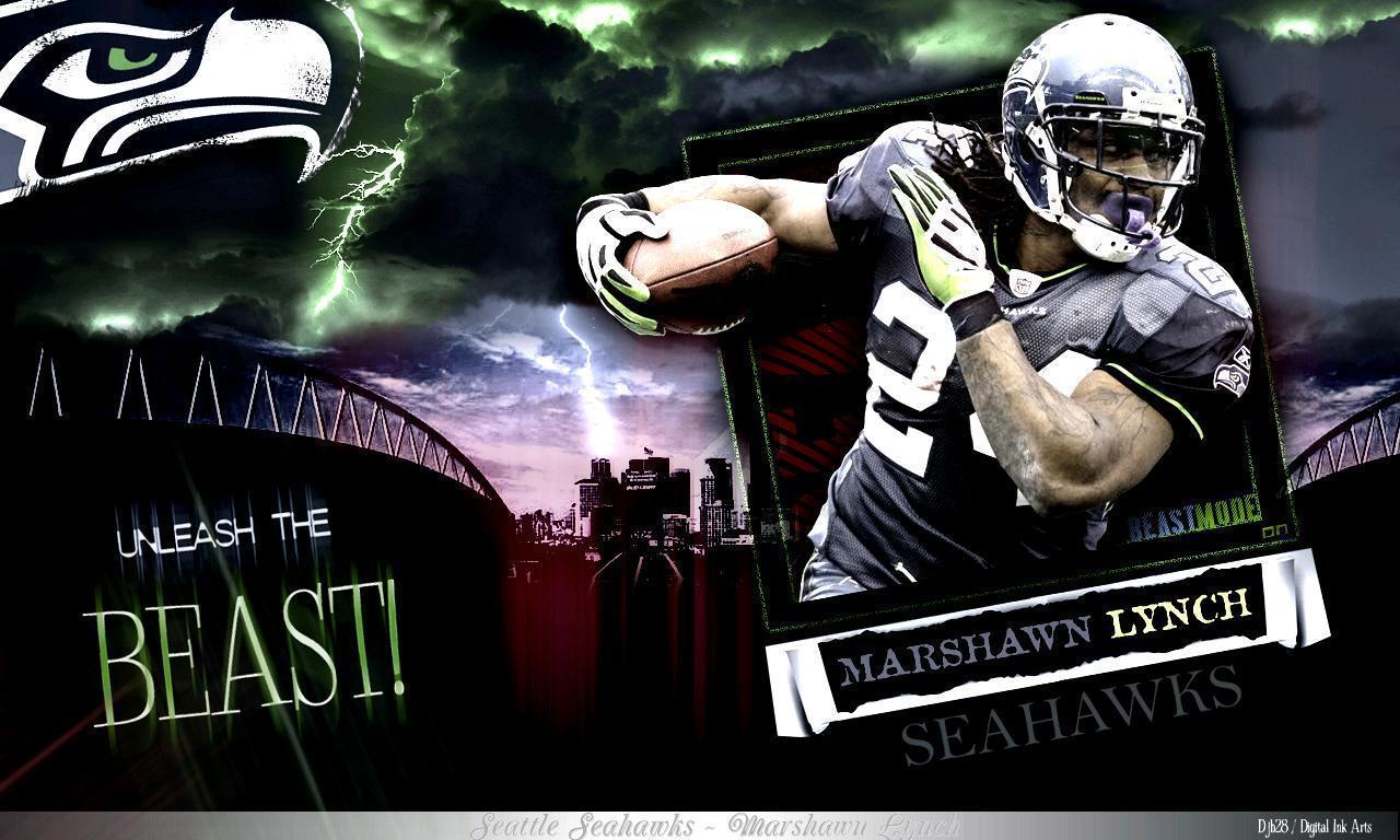 iPhone 5 Wallpapers Marshawn Lynch Celebrating Wallpaper for iPhone 5
