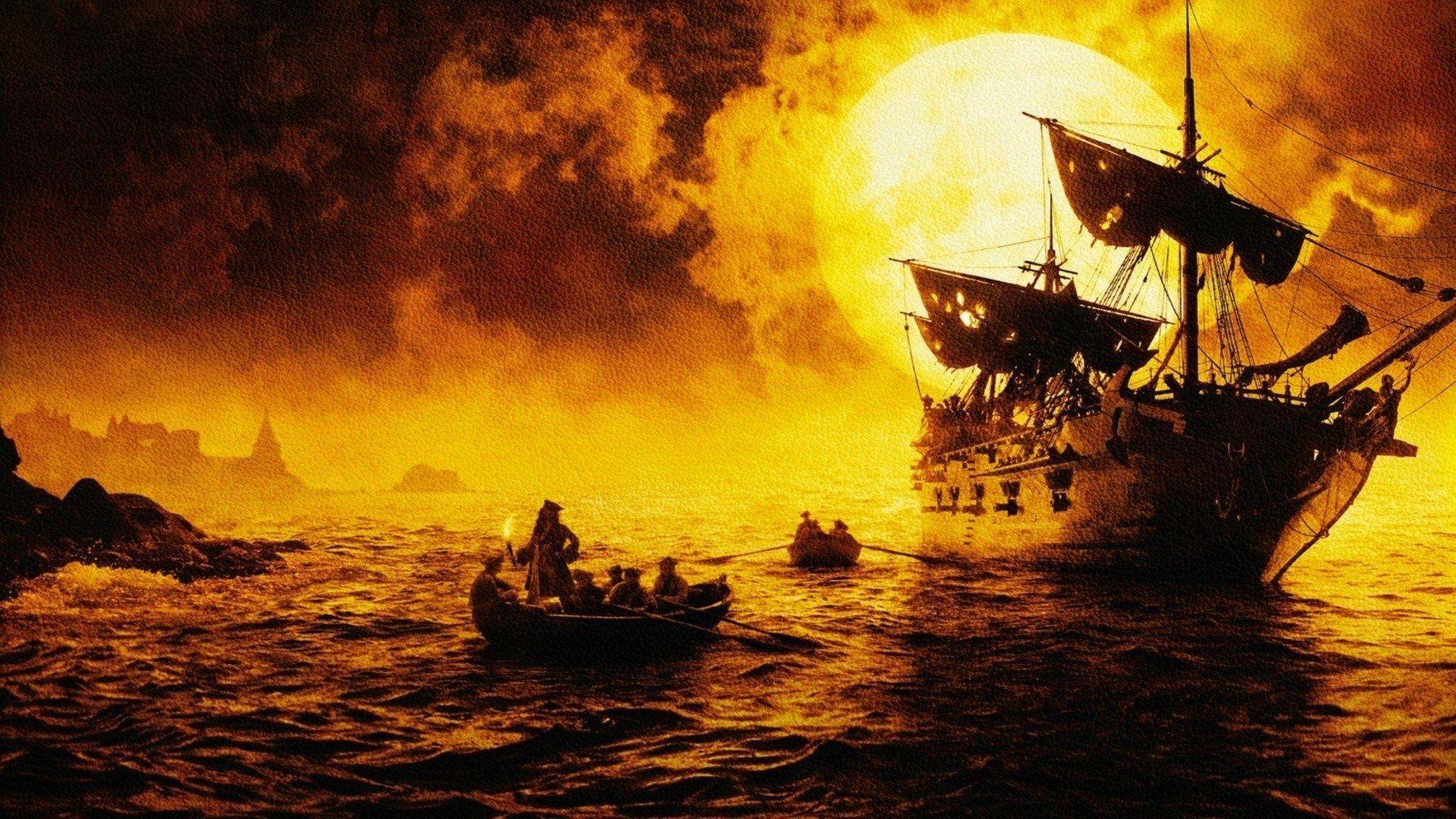 Pirates Caribbean Black Pearl Ship
