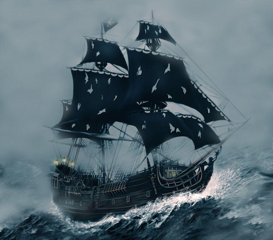 black pearl pirate ship wallpaper