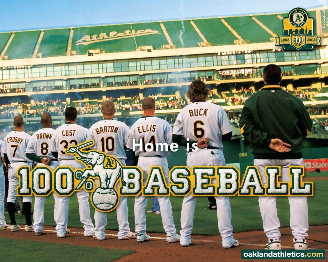 100+] Oakland Athletics Wallpapers