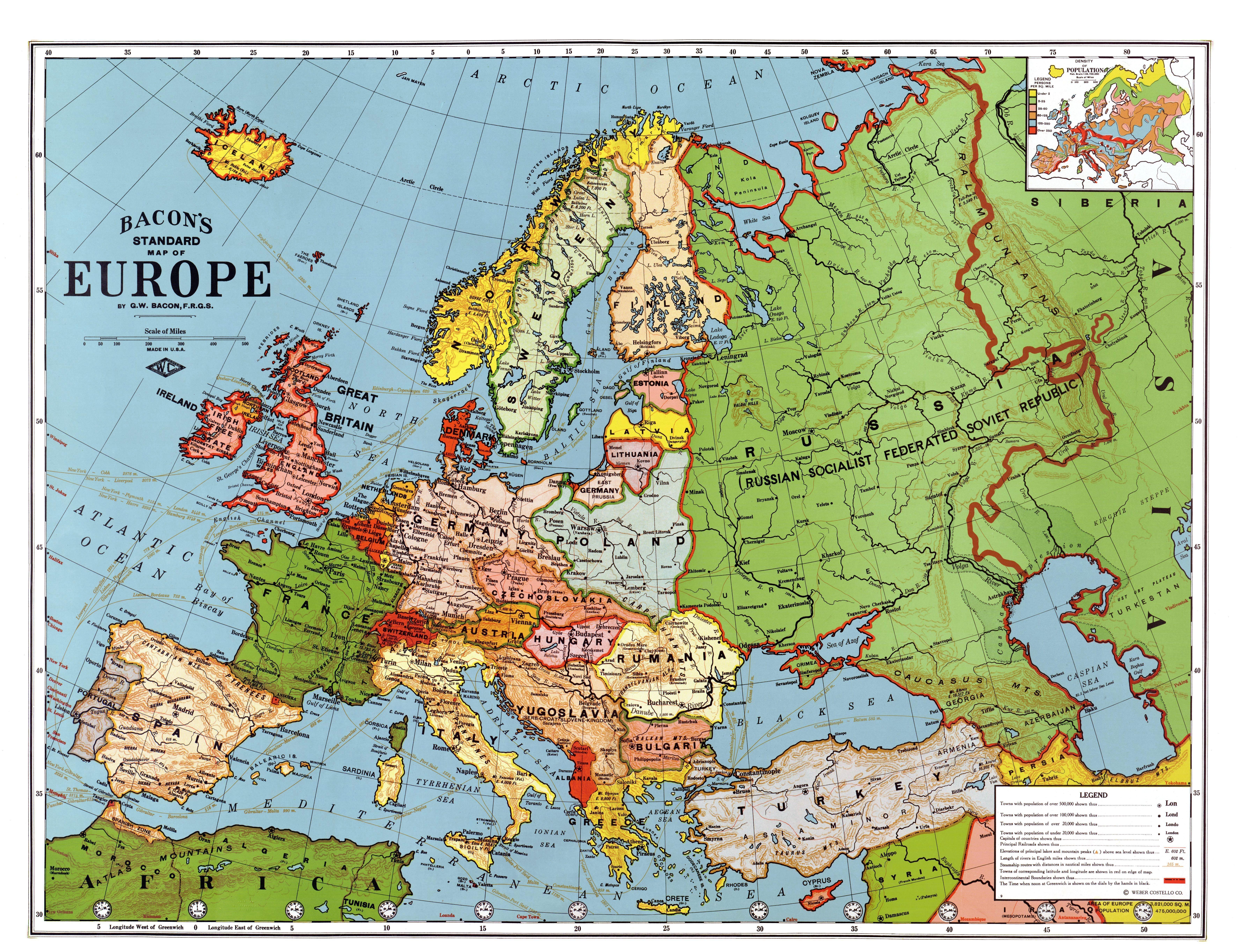Europe during the interwar period (1923) [7097 x 5456]
