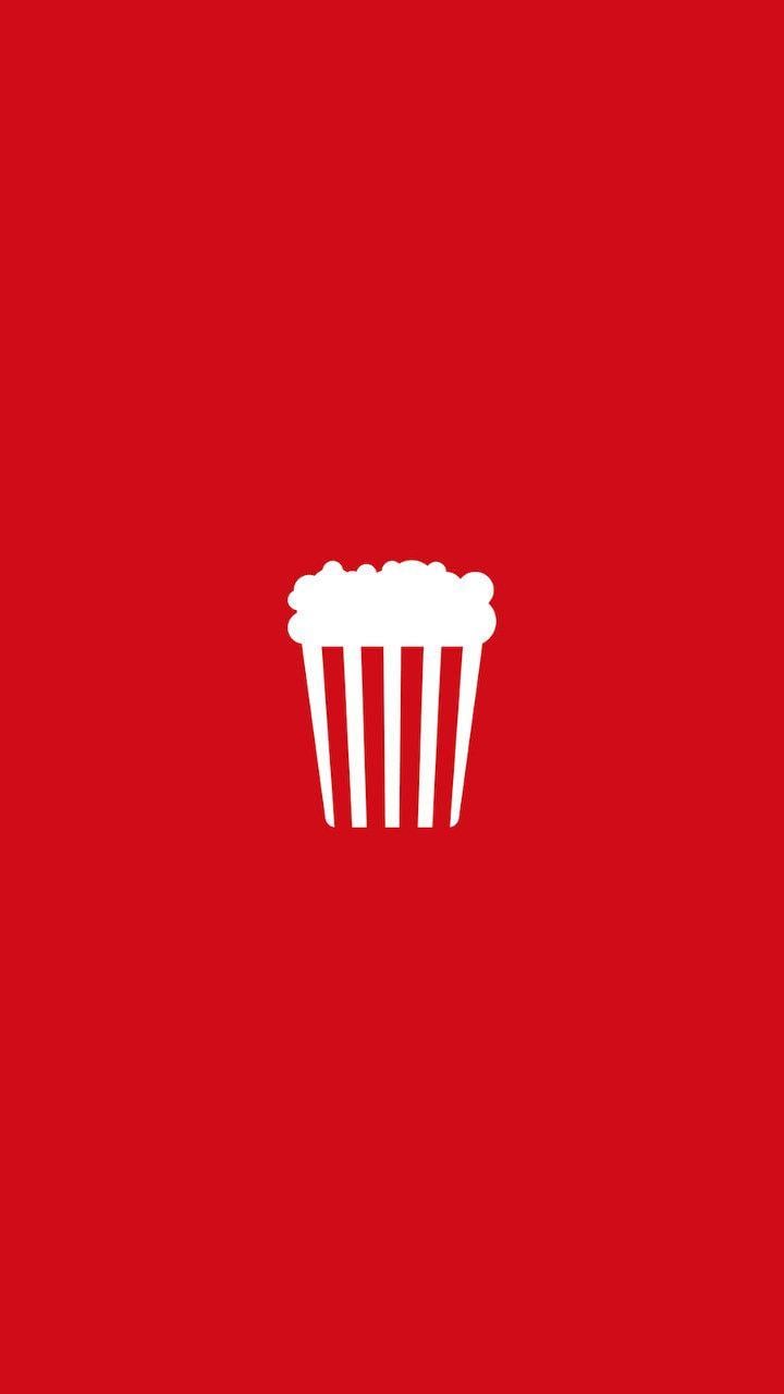 Popcorn iPhone Wallpaper #minimal