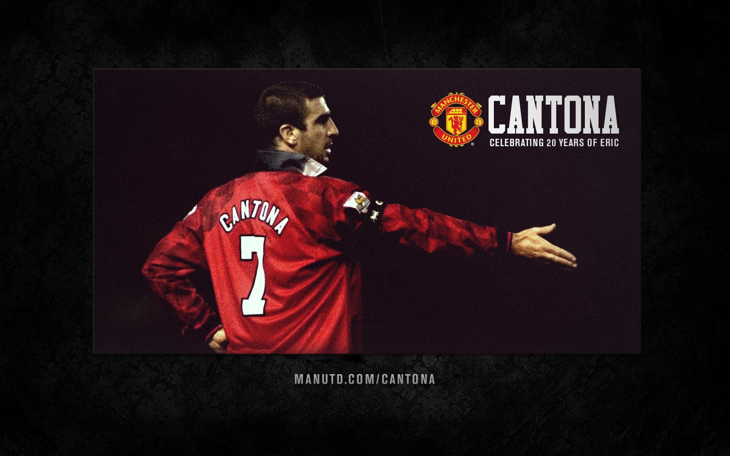 Cantona. Manchester United Wallpaper